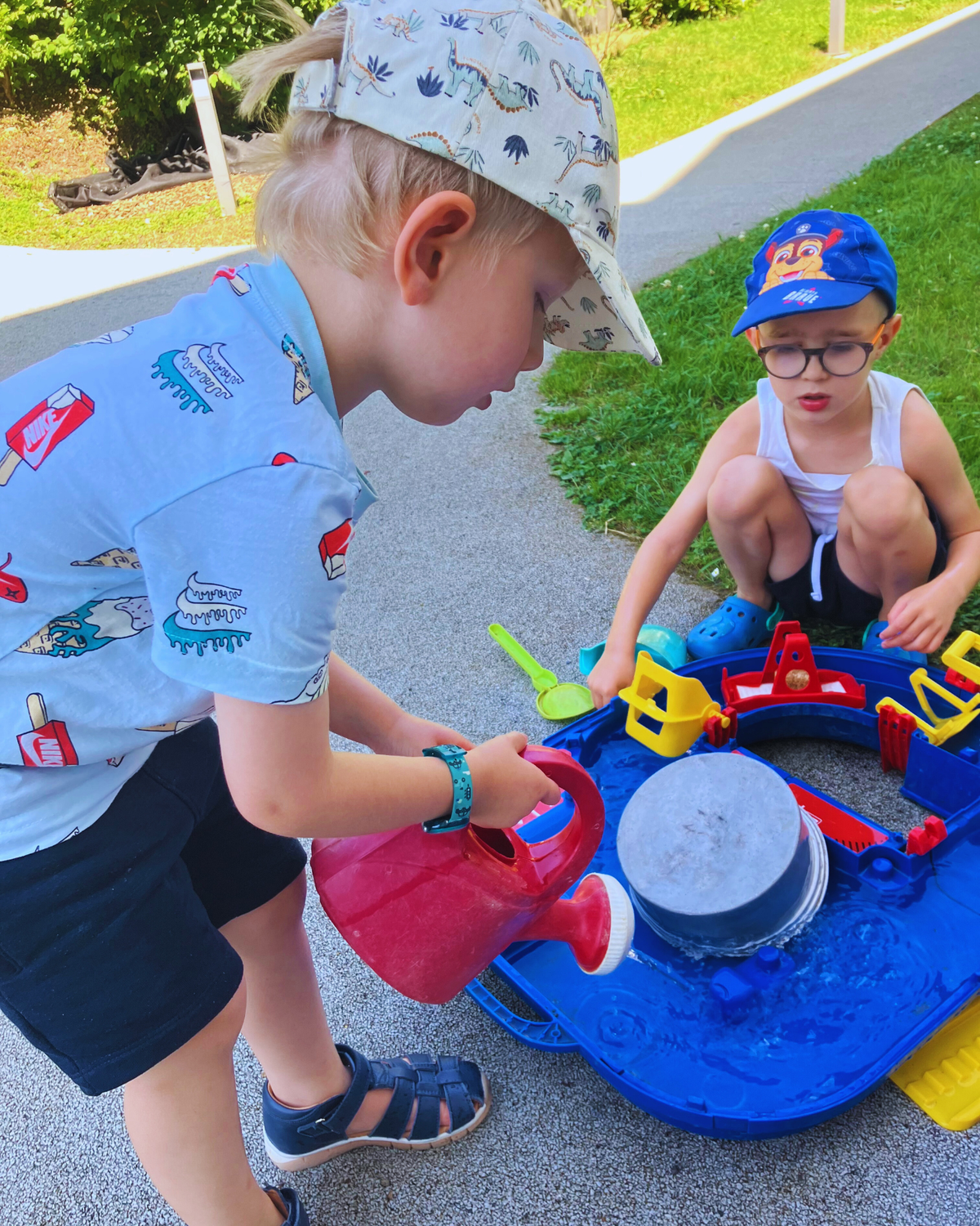 Wasserspass im Sommer