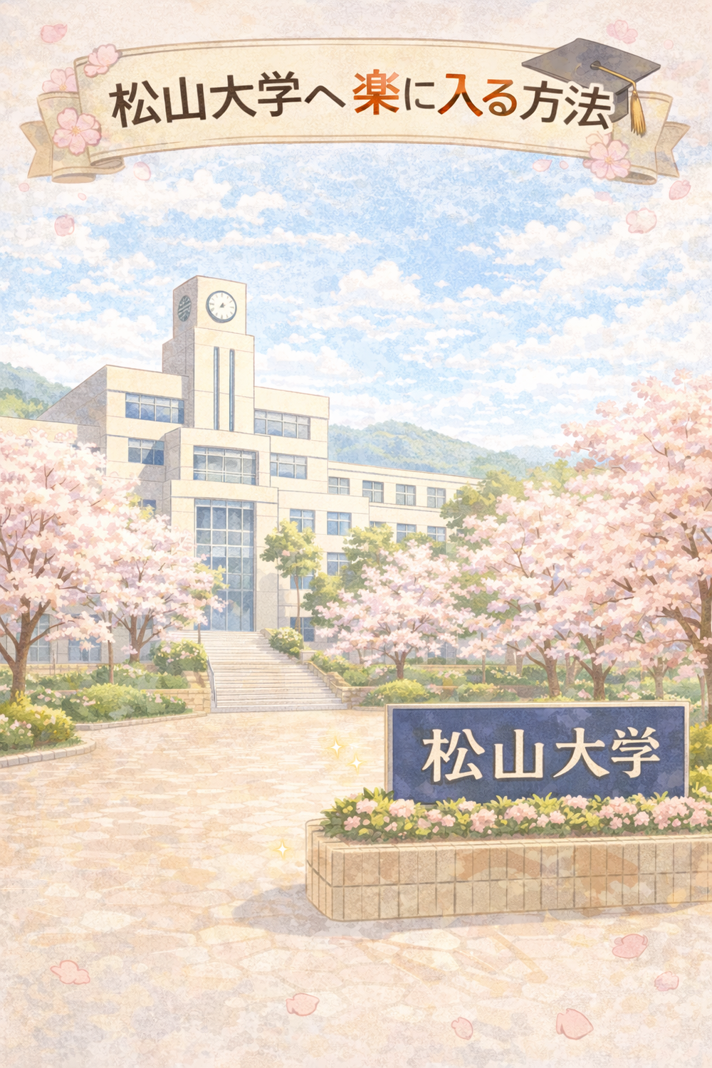 「松山大学に一般入試よりラクに入る方法とは？知られざる入学ルートを解説」