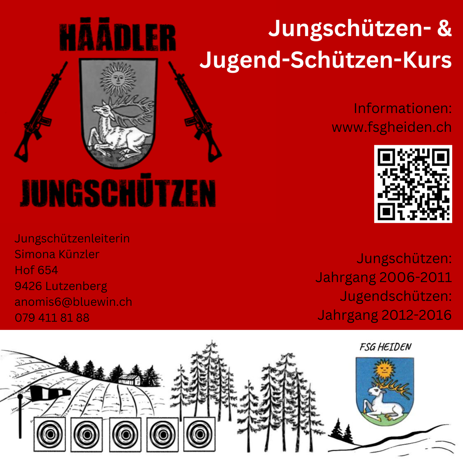 Einladung zum JungschützInnen und Jugend-Schützen-Kurs 2026