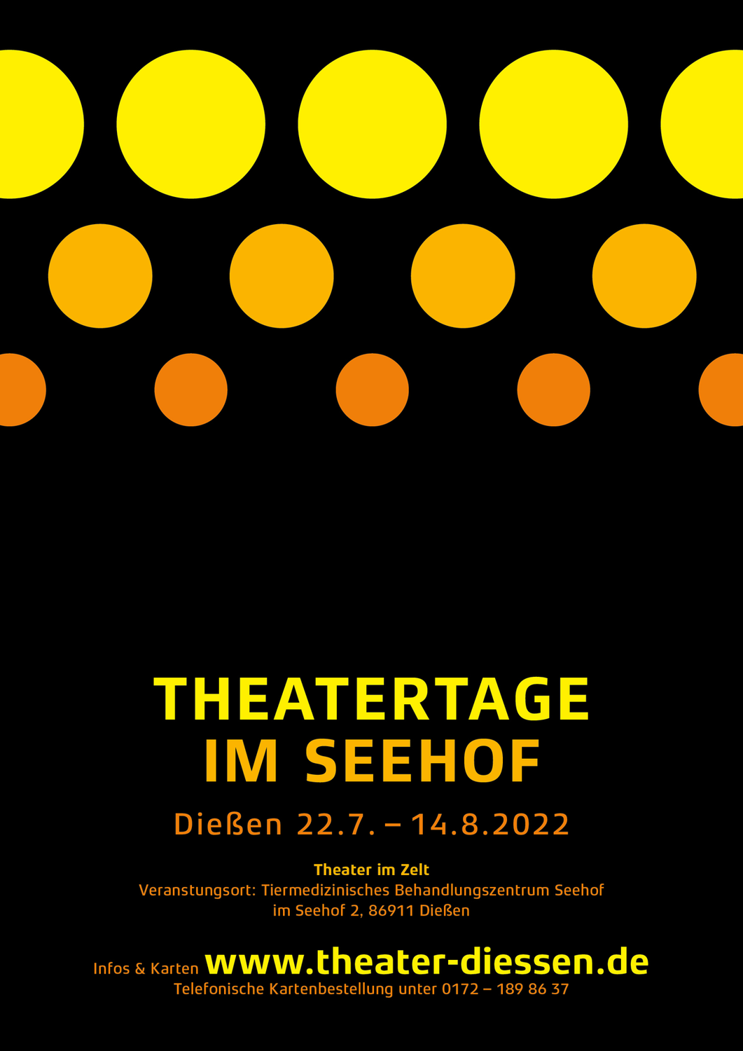 »Theatertage im Seehof« starten mit neuem Design