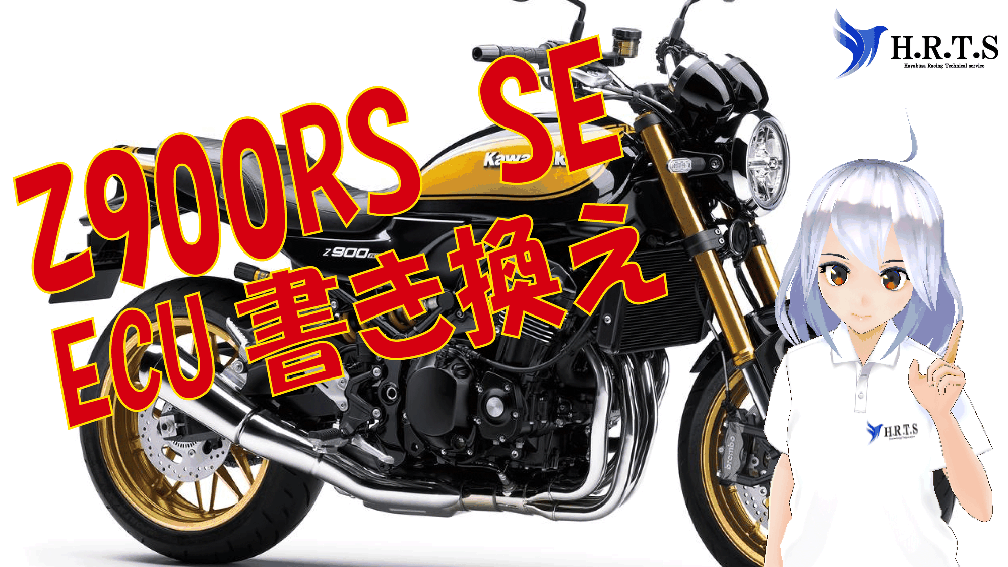 【Z900RS　ECU書き換えの流れ】