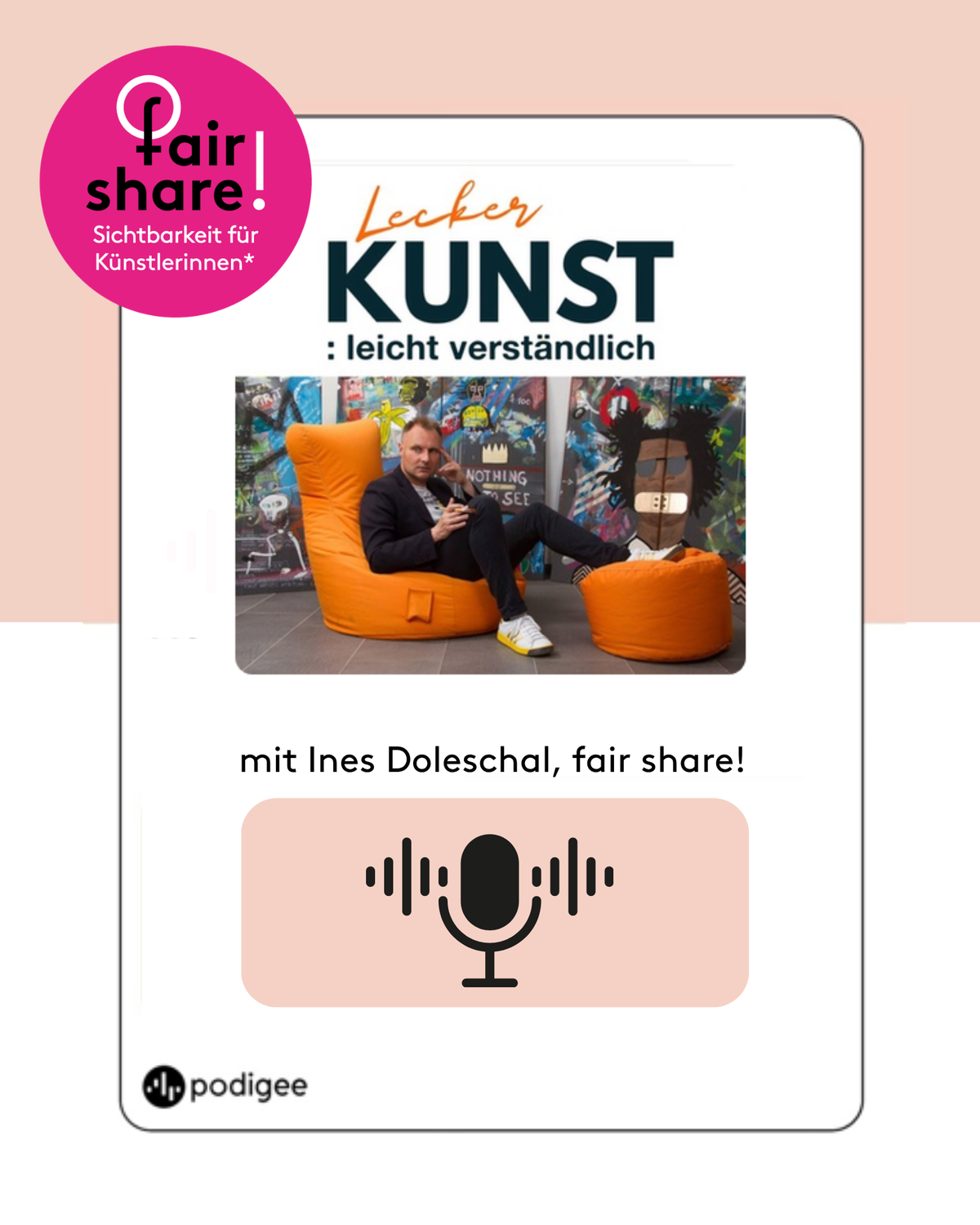 Podcast-Gespräch bei "Lecker Kunst: leicht verständlich"