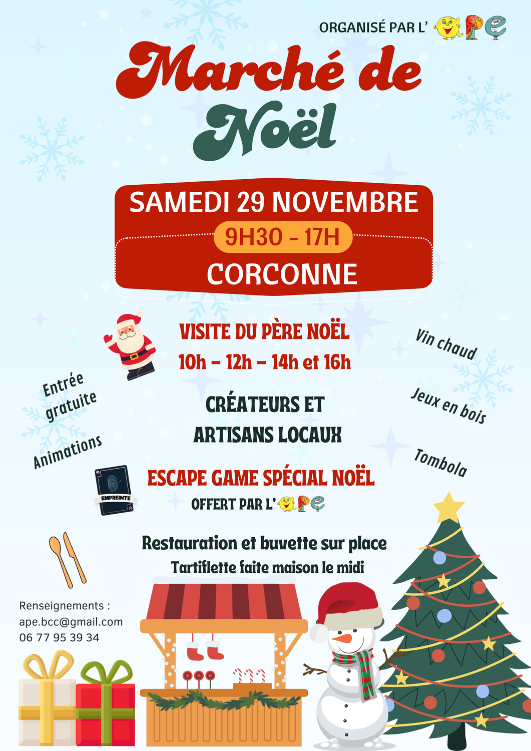 Marché de Noël Samedi 29 Novembre à Corconne