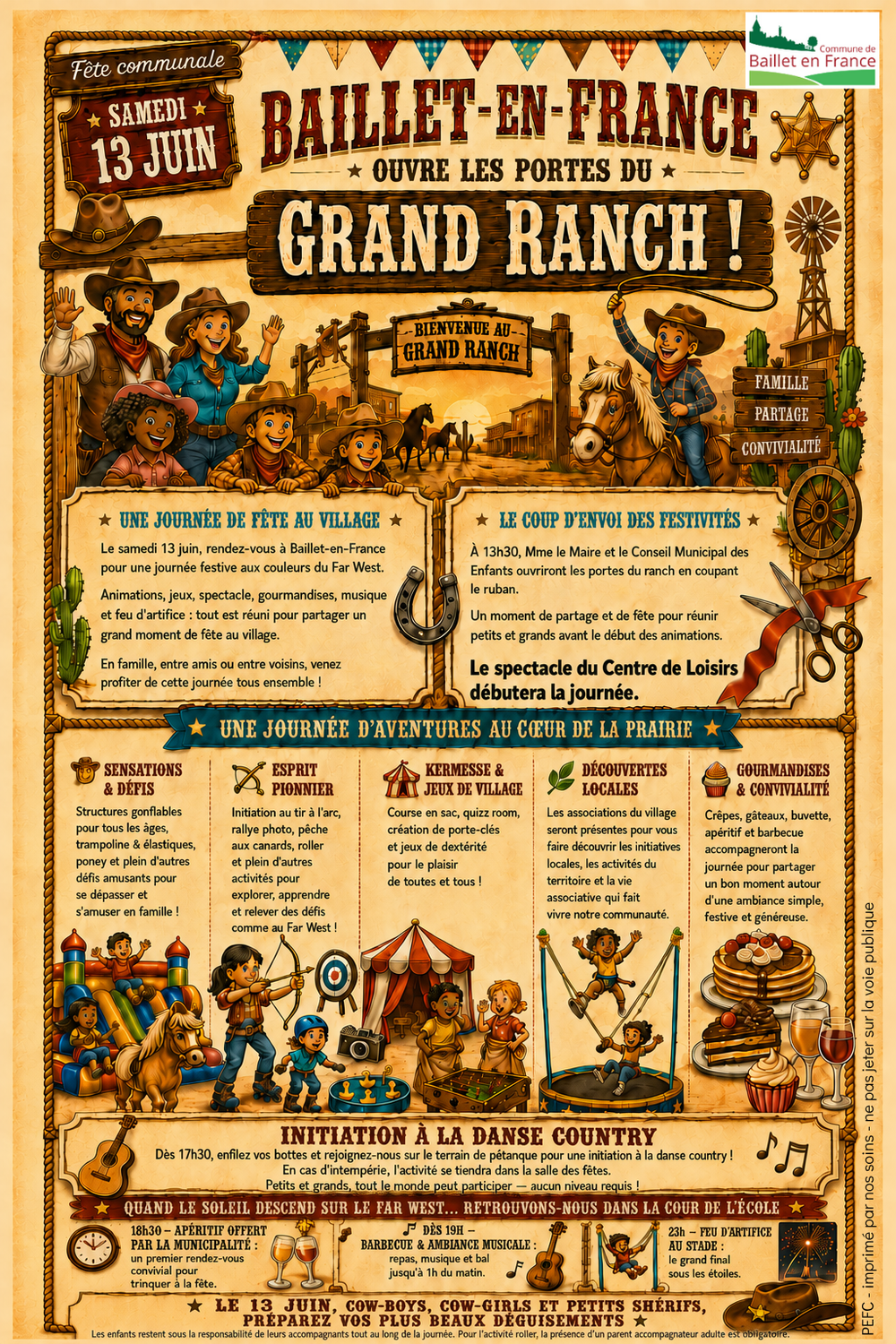 Le Far West s’invite à Baillet-en-France !