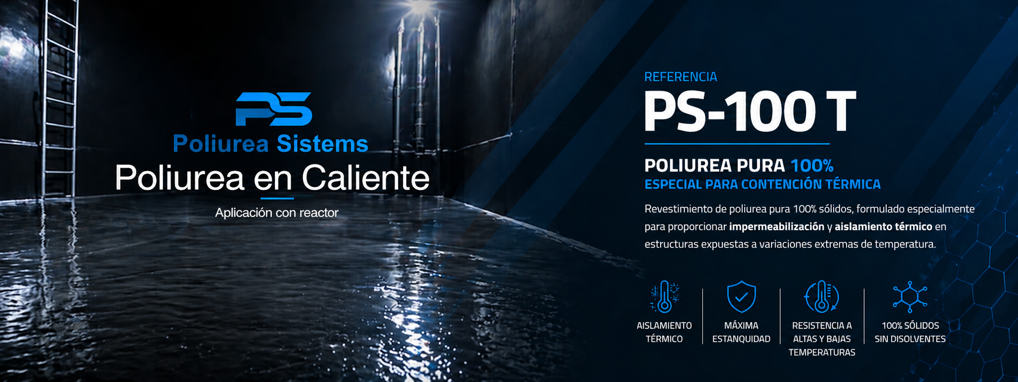 PS-100.T: Protección y Revestimiento de Alto Rendimiento para Infraestructura Minera