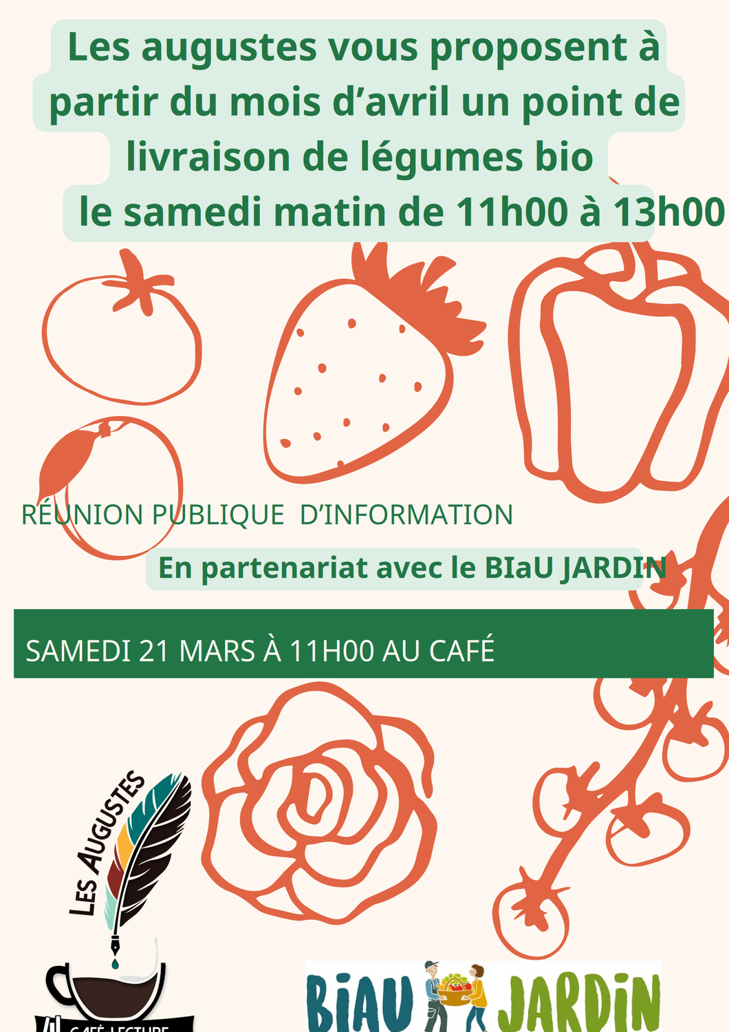 Réunion publique sur la création du point de livraison de l'AMAP