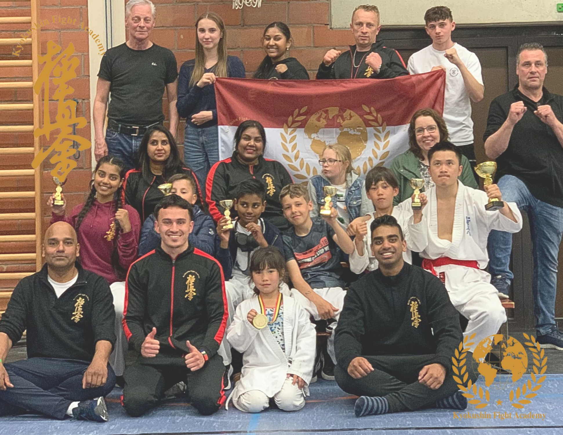 Kyokushin Fight Academy Triomfeert op de Asahi Cup in Oud-Turnhout.