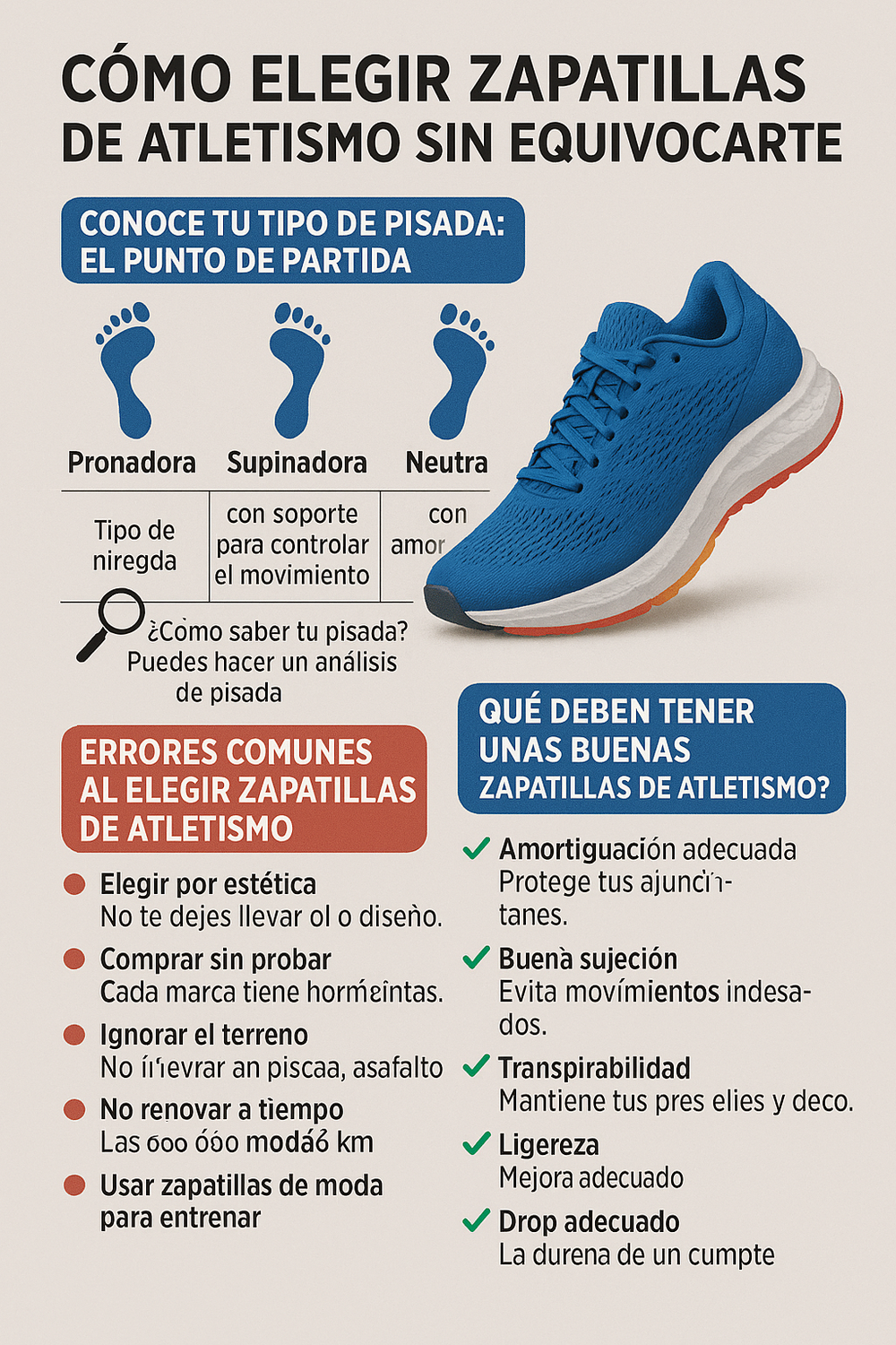 Cómo Elegir Zapatillas de Atletismo