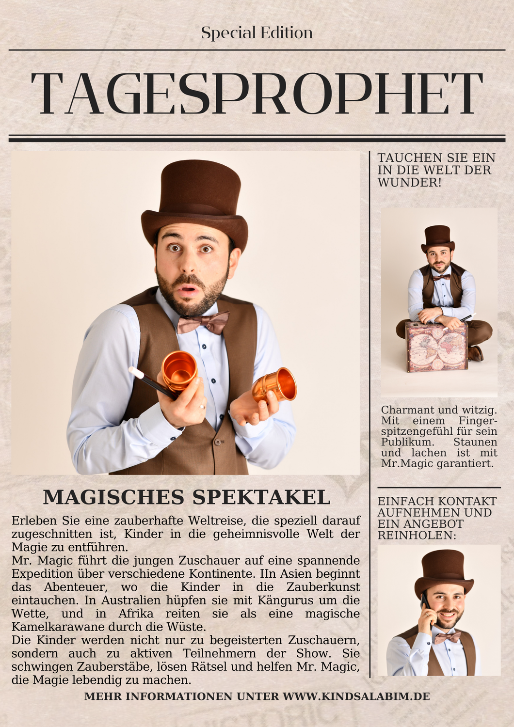Was kostet ein Zauberer für eine Geburtstagsfeier?