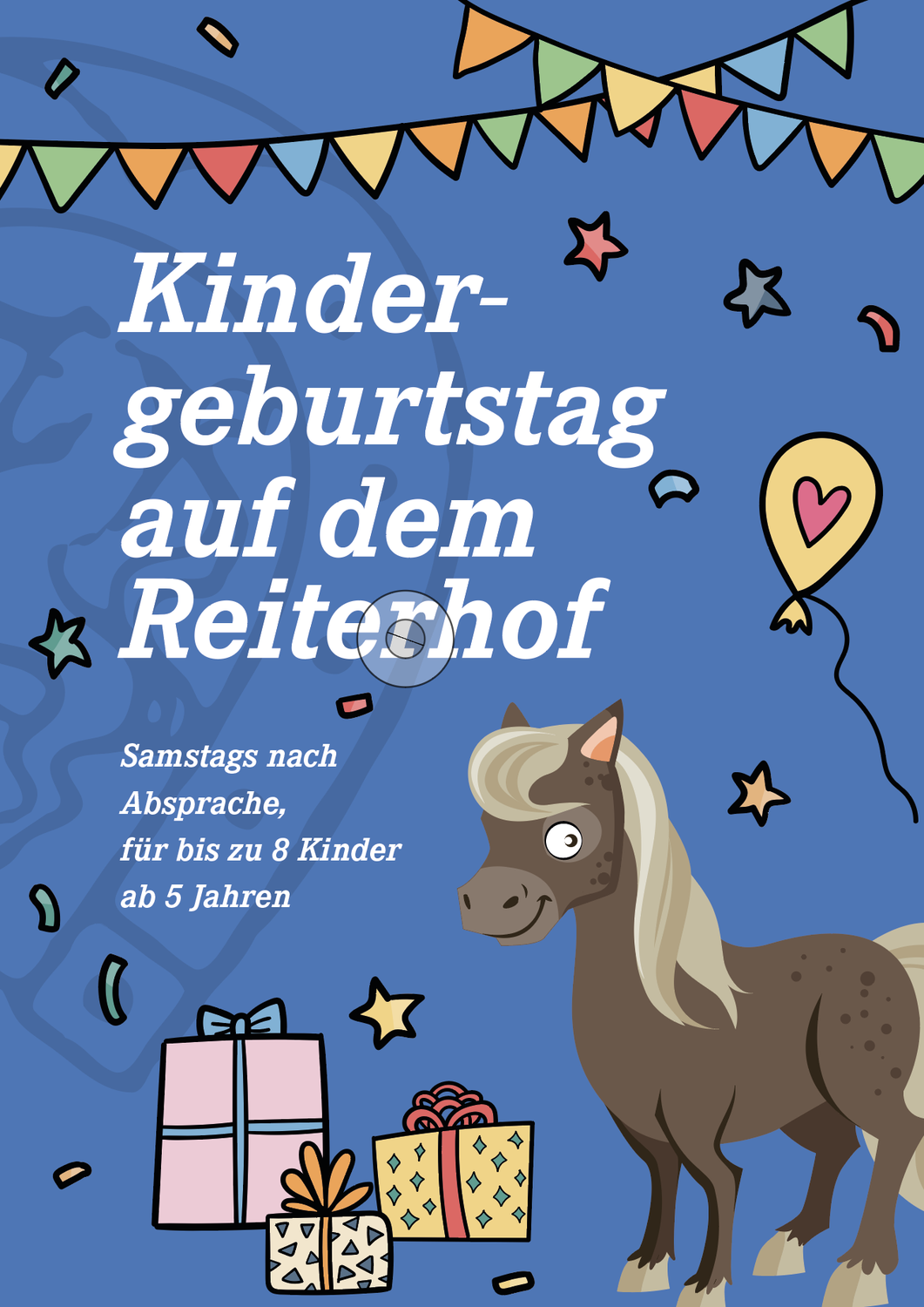 Feiere Deinen Kindergeburtstag auf dem Reiterhof!