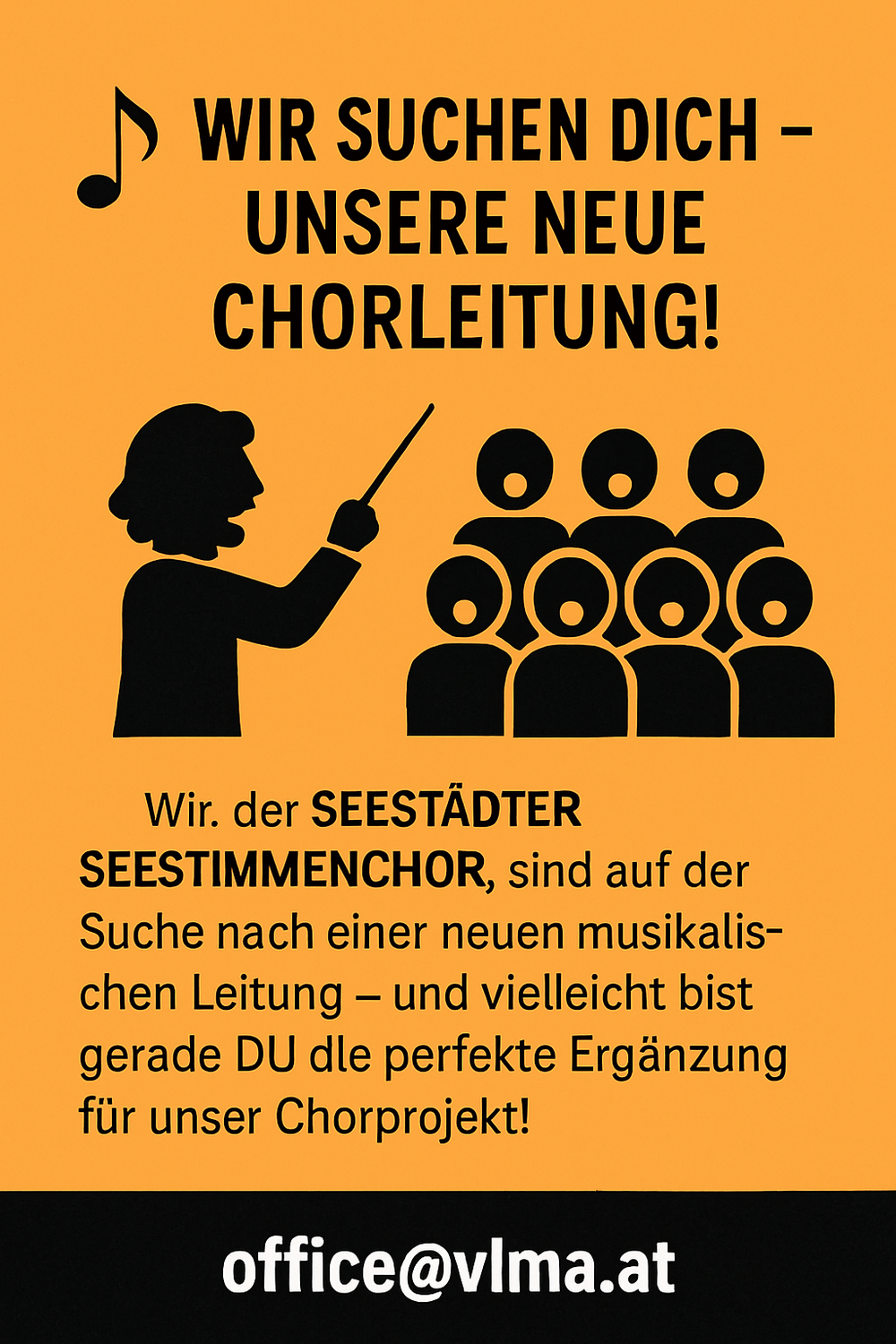 Wir suchen DICH als neue Chorleitung