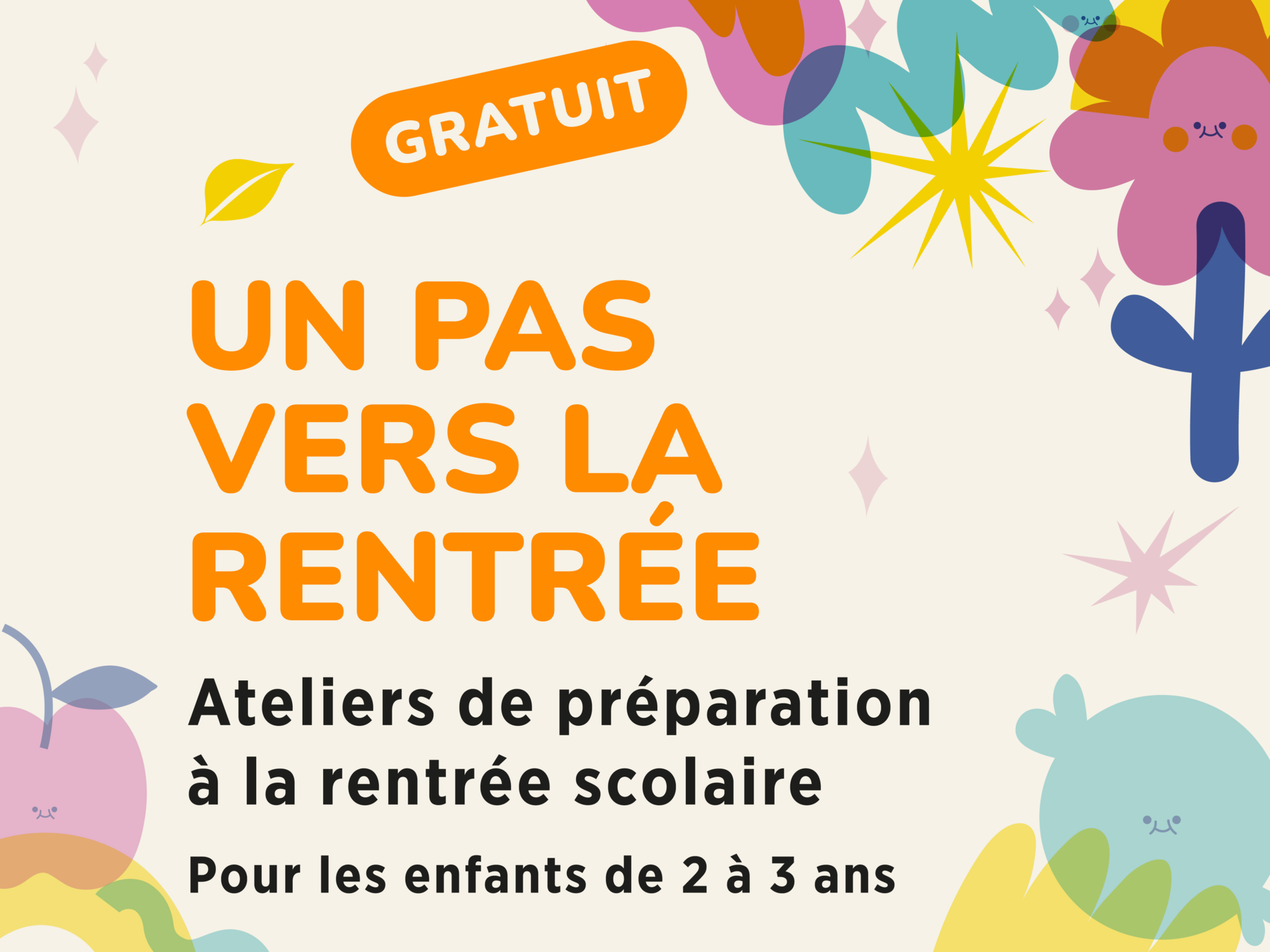 Des ateliers pour accompagner les tout-petits vers la rentrée scolaire