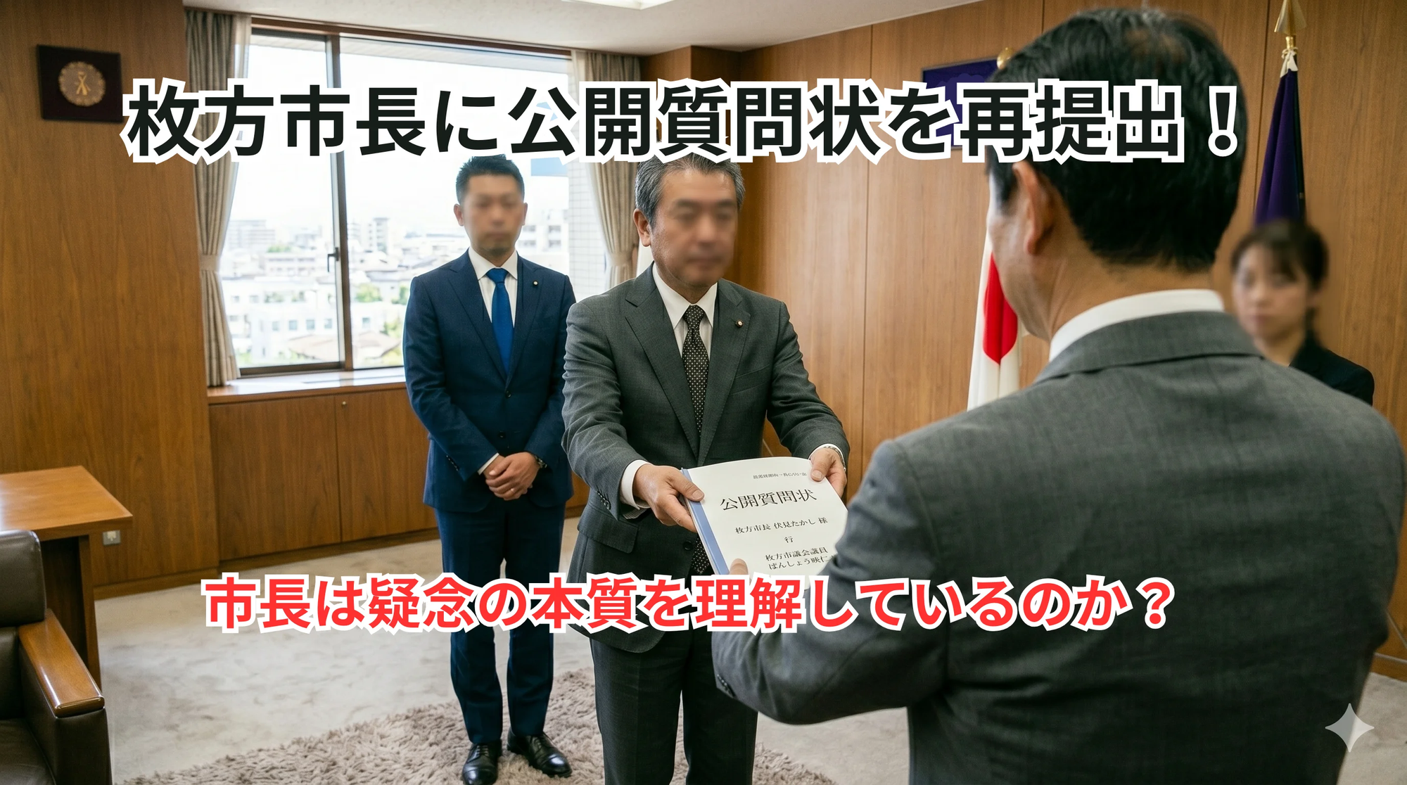 【第2回公開質問状】地域の中立性は本当に守られているのか？枚方市長のタウンミーティングを再確認