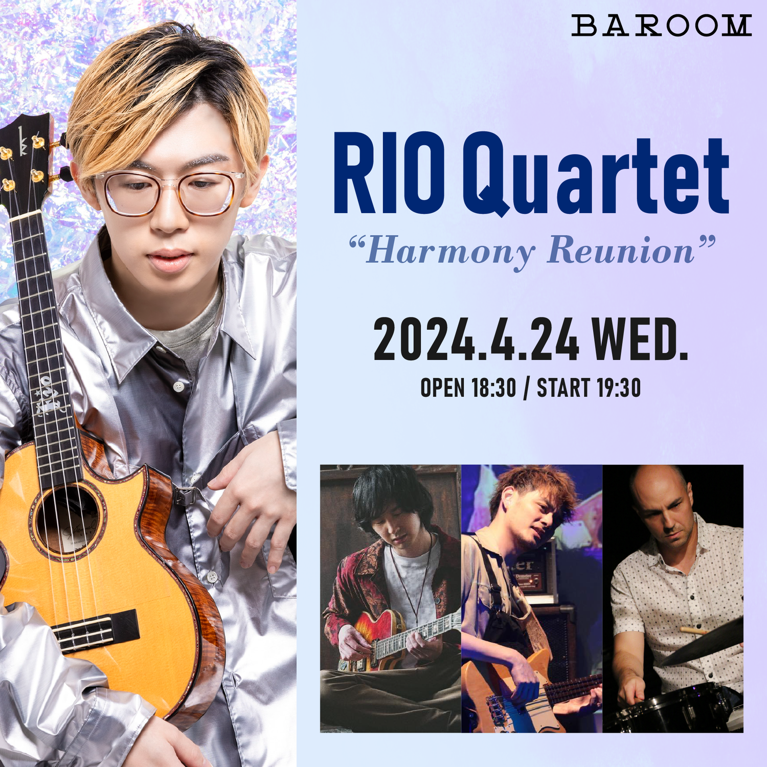 4/24/24 RIO Quartet "Harmony Reunion" @ 南青山Baroom