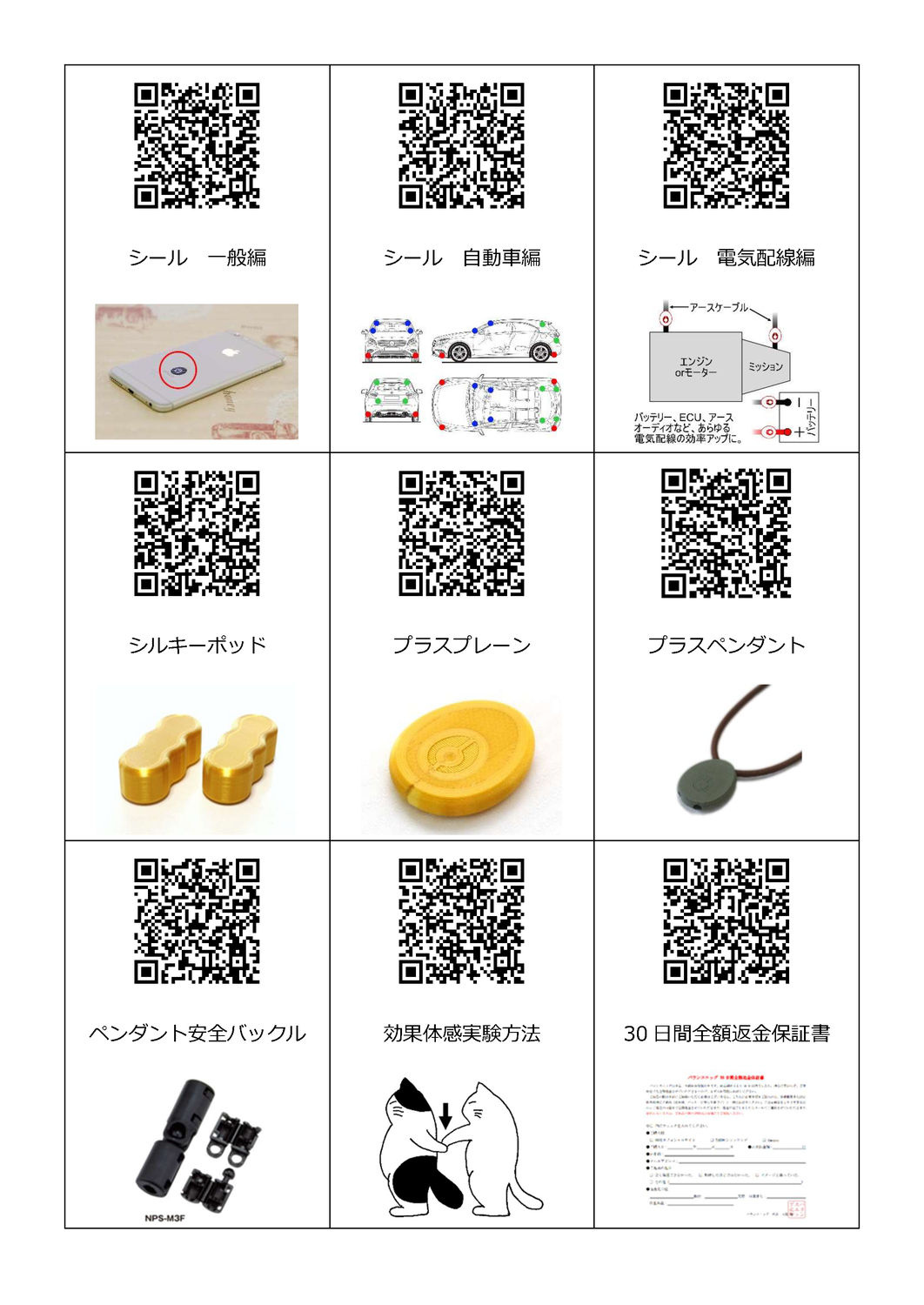 紙の説明書、返金保証書の同梱廃止について