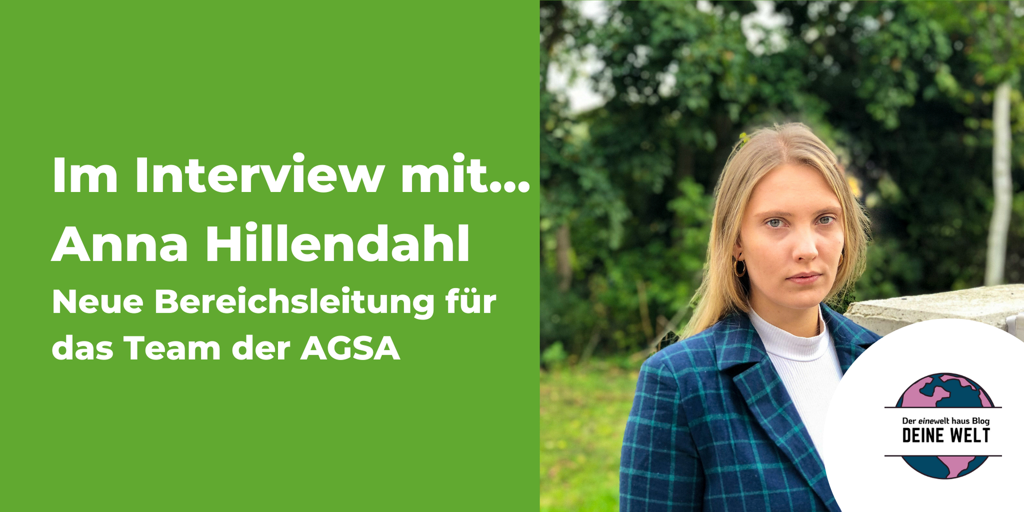 Im Interview mit... Anna Hillendahl | Neue Bereichsleitung für das Team der AGSA