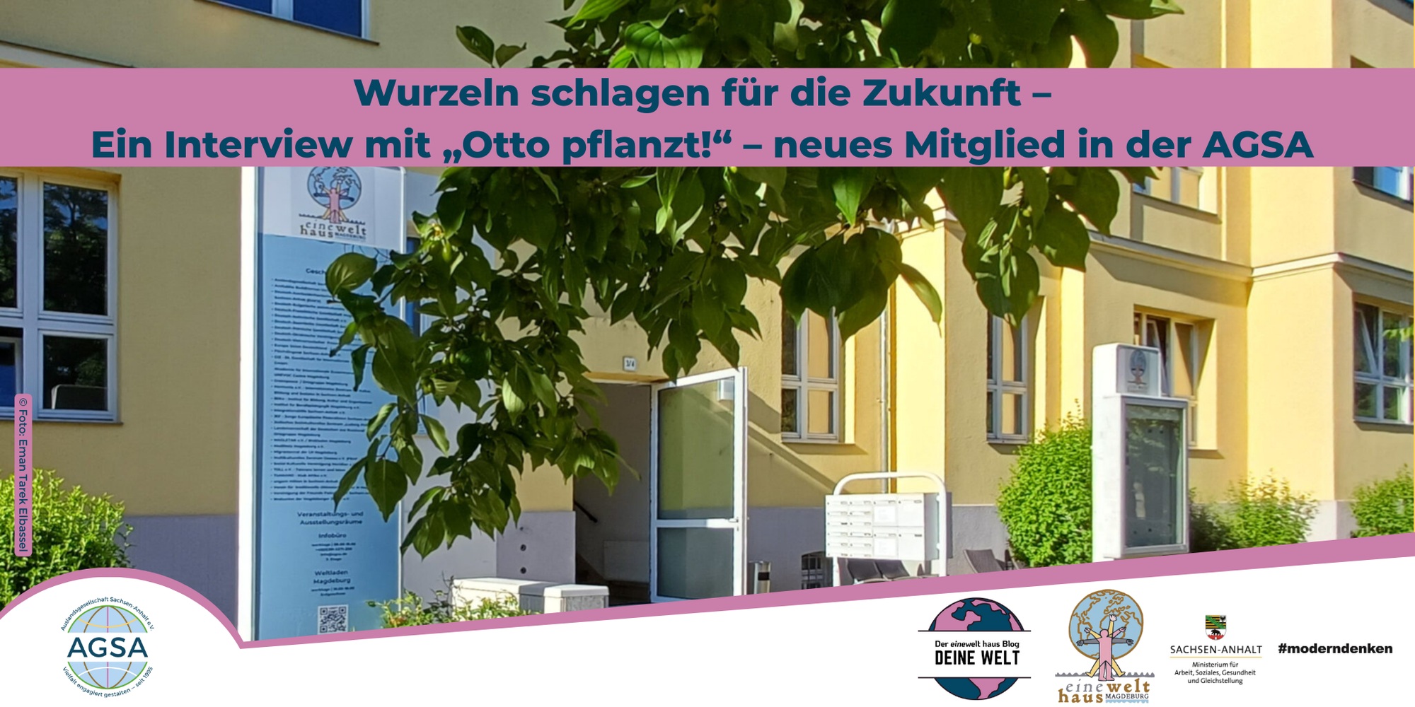 Im Interview mit... „Otto pflanzt!“ – neues Mitglied in der AGSA