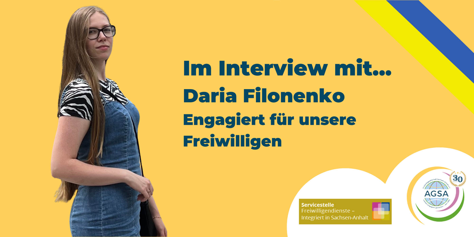 Im Interview mit... Daria Filonenko | Engagiert für unsere Freiwilligen