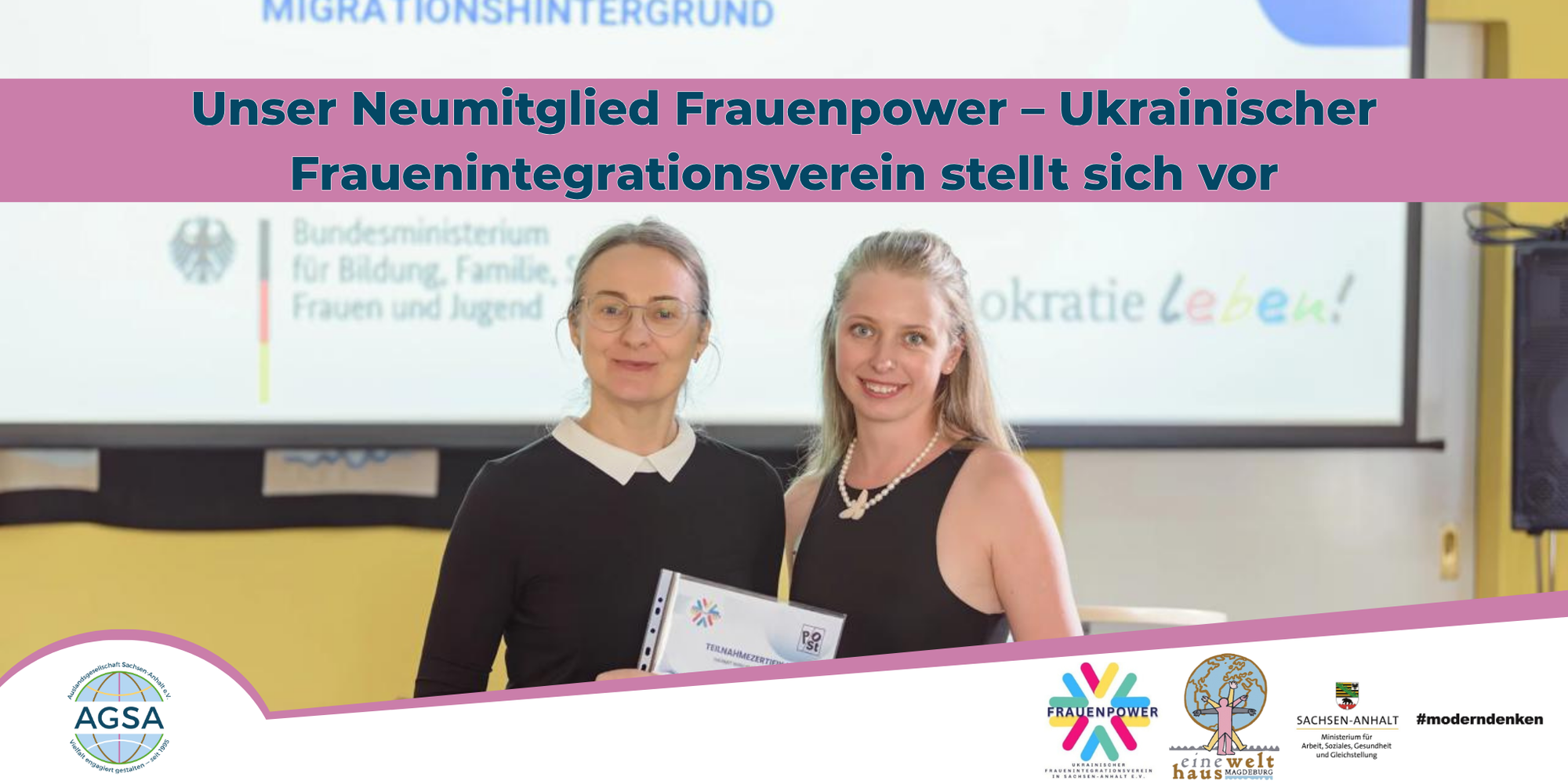 Im Interview mit... Frauenpower – Ukrainischer Frauenintegrationsverein in Sachsen-Anhalt e.V.