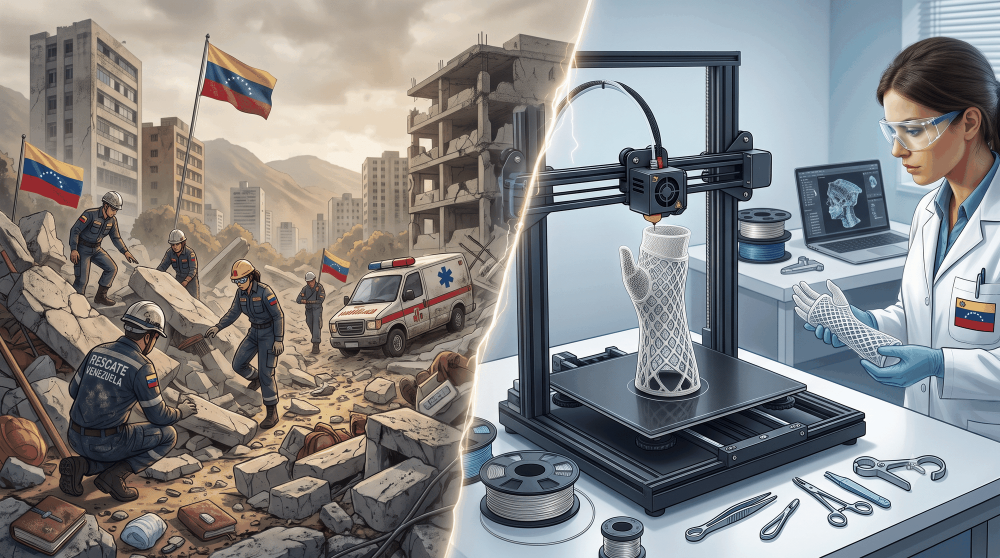 Terremoto en Venezuela: Impresión 3D, la mejor aliada ante la emergencia