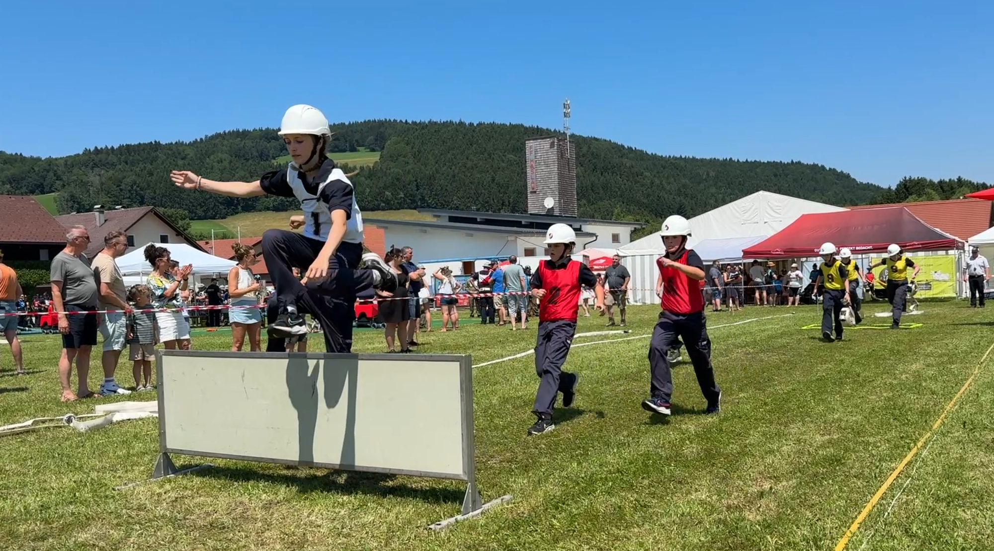 Schweißtreibender Abschnittsbewerb ...