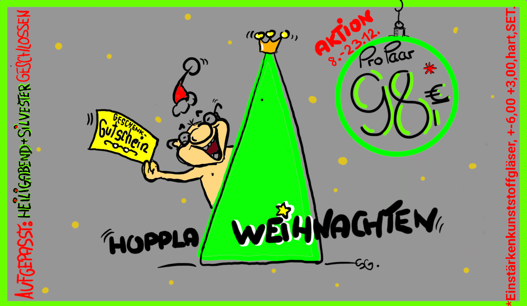 HOPPLA WEIHNACHTEN - Weihnachtsaktionen & mehr...
