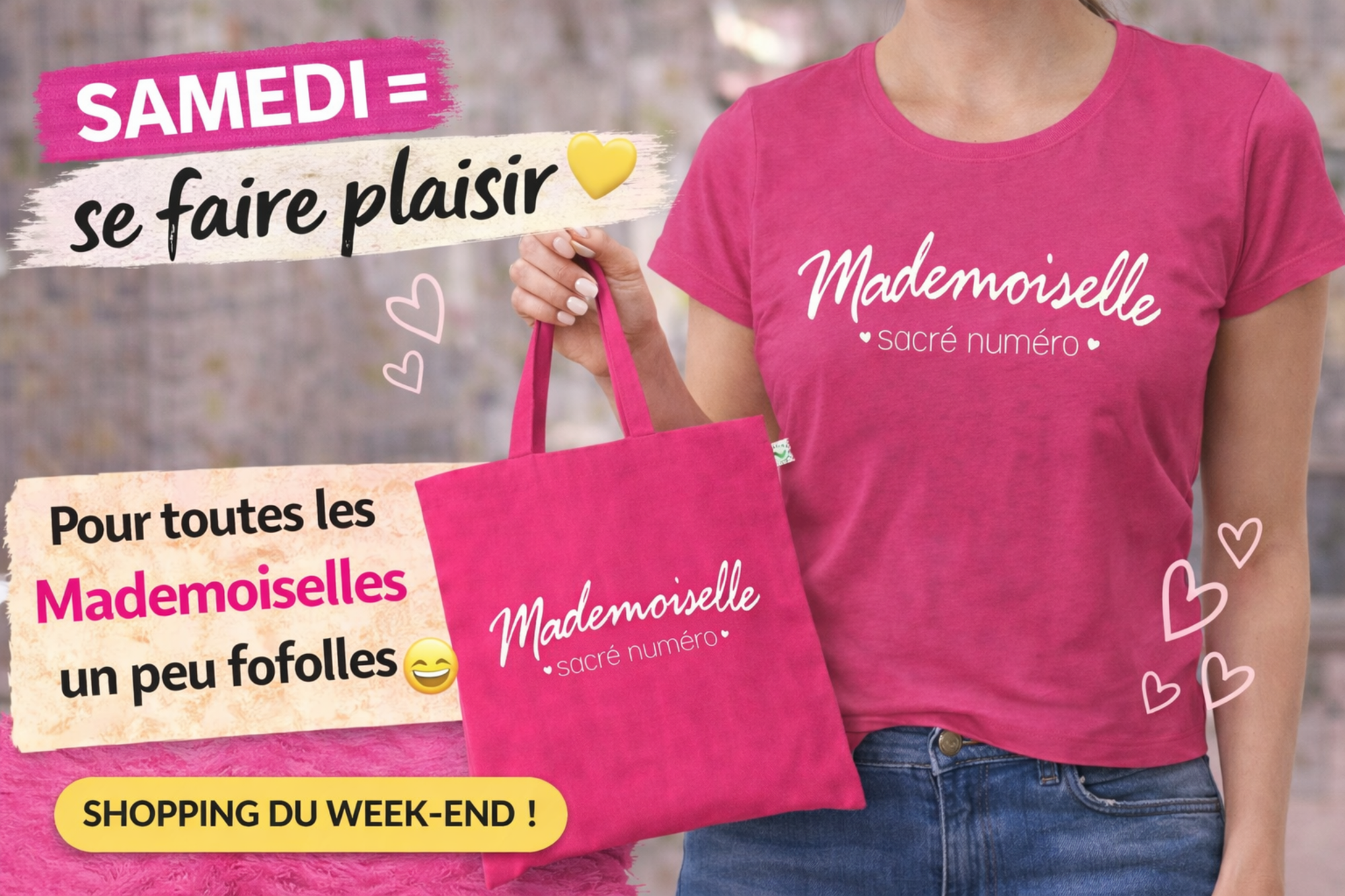 Le combo parfait pour un week-end stylé : “Mademoiselle sacré numéro”
