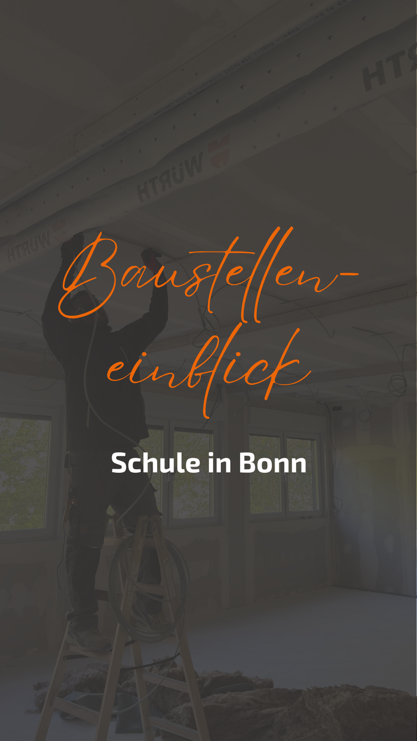 Baustellen-Einblick: Interimsbau für ein Gymnasium in Bonn