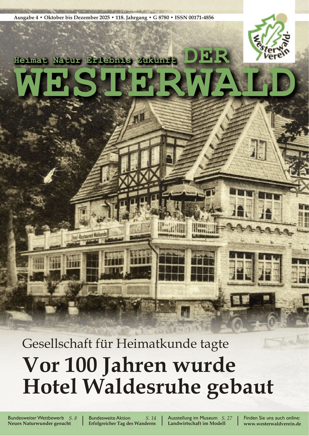 Vereinszeitschrift 4/25 ist online!