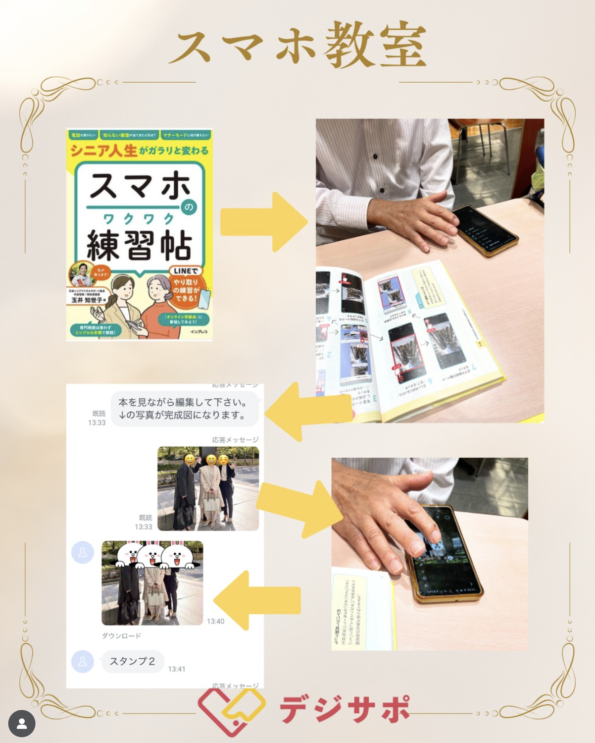 スマホのワクワク練習帖でスマホを使いこなすシニアが増えている