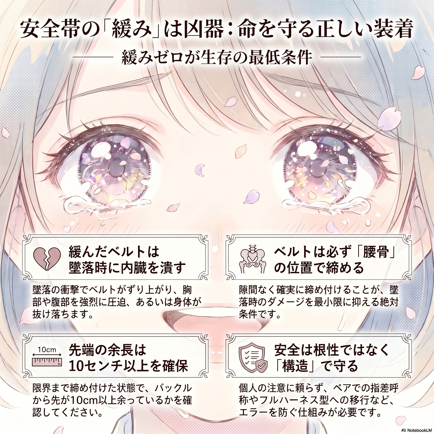 「その数センチの緩みが内臓を潰す」安全帯・胴ベルトの正しい装着と、ズレを黙認する組織の病理