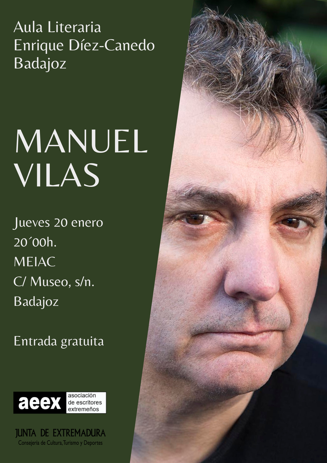 Manuel Vilas en el Aula Diez-Canedo