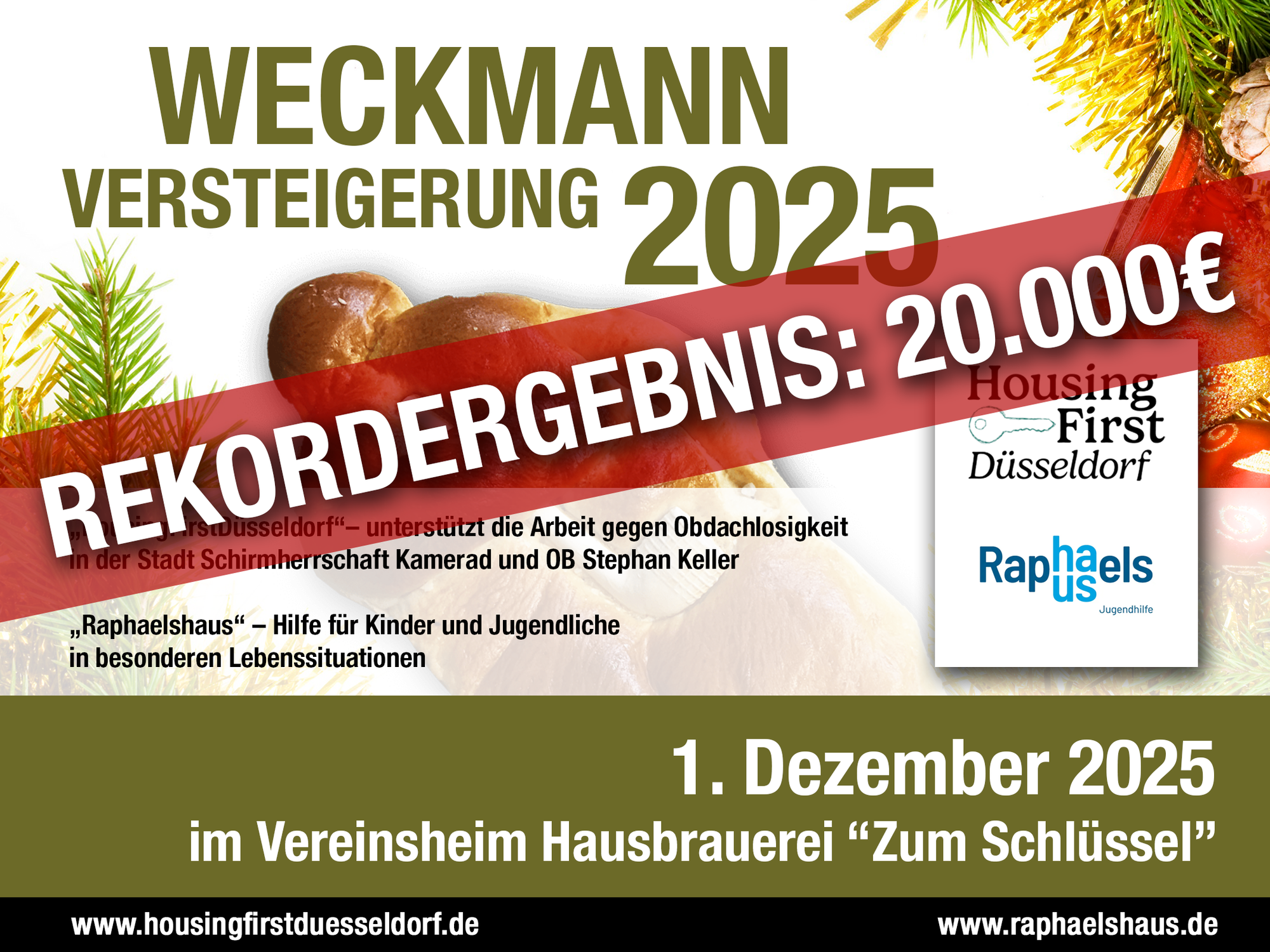 20.000€ – REKORDSUMME FÜR DEN GUTEN ZWECK!