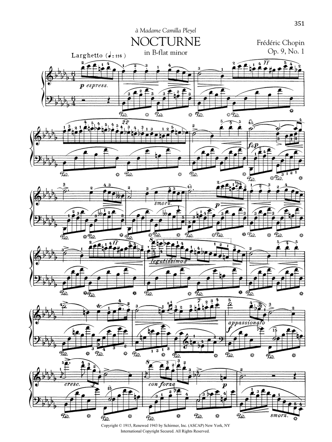 Die 21 Nocturnes von Frédéric Chopin