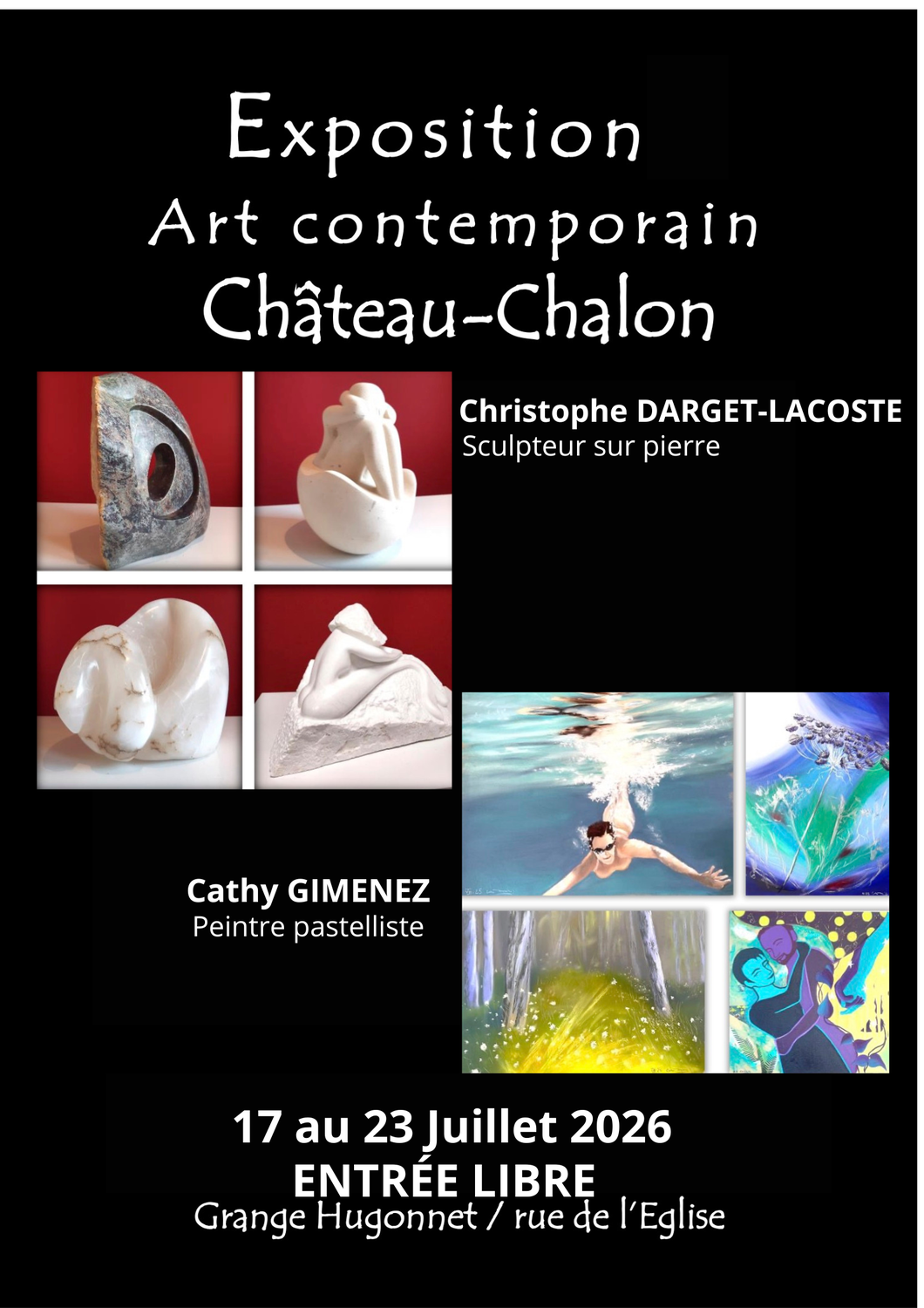 La fraicheur de nouveaux pastels en exposition à Château-Chalon