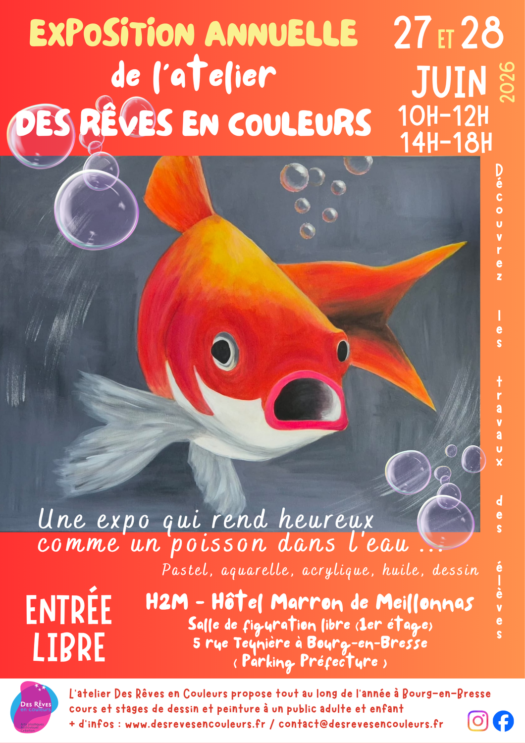 Une exposition qui rend heureux comme un poisson dans l'eau !