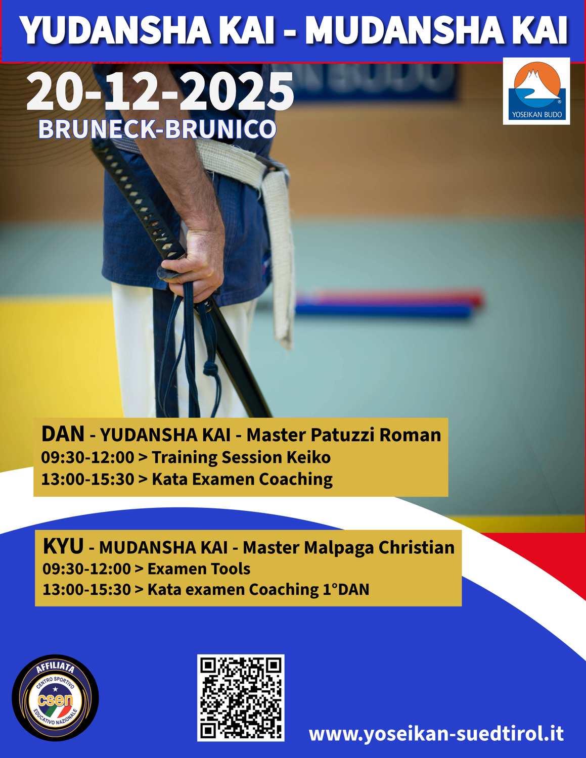 20-12-2025 > YUDANSHA KAI & MUDANSHA KAI in Bruneck