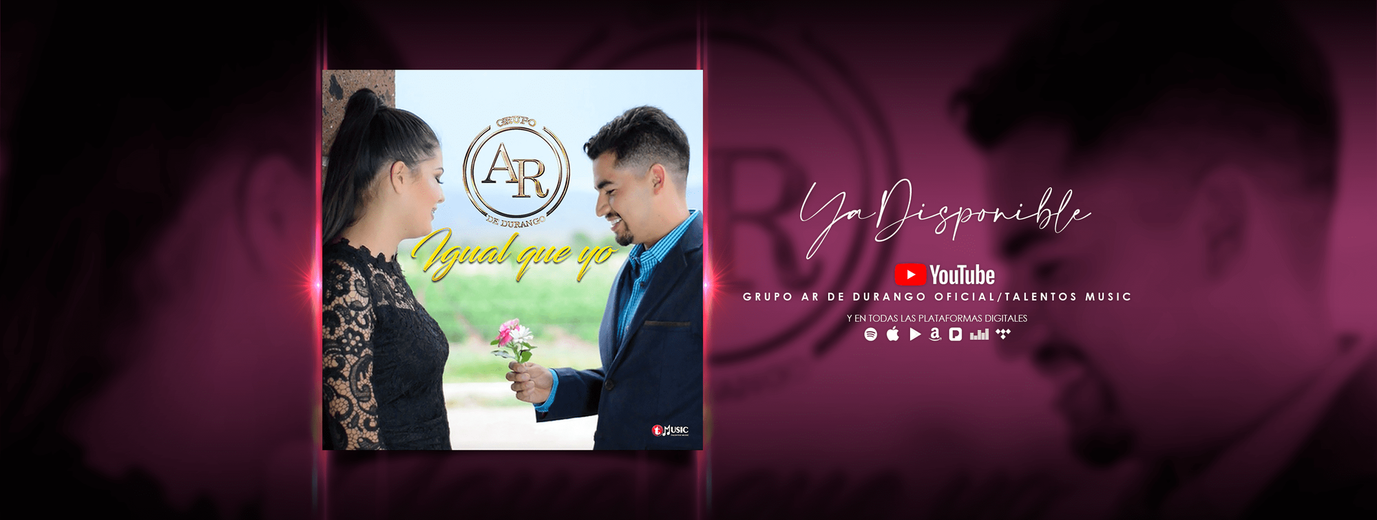Lanzamiento de Estreno – “Grupo AR De Durango” presenta su nueva produccion musical “Igual Que Yo” Ya Disponible en YouTube y Plataformas Digitales.