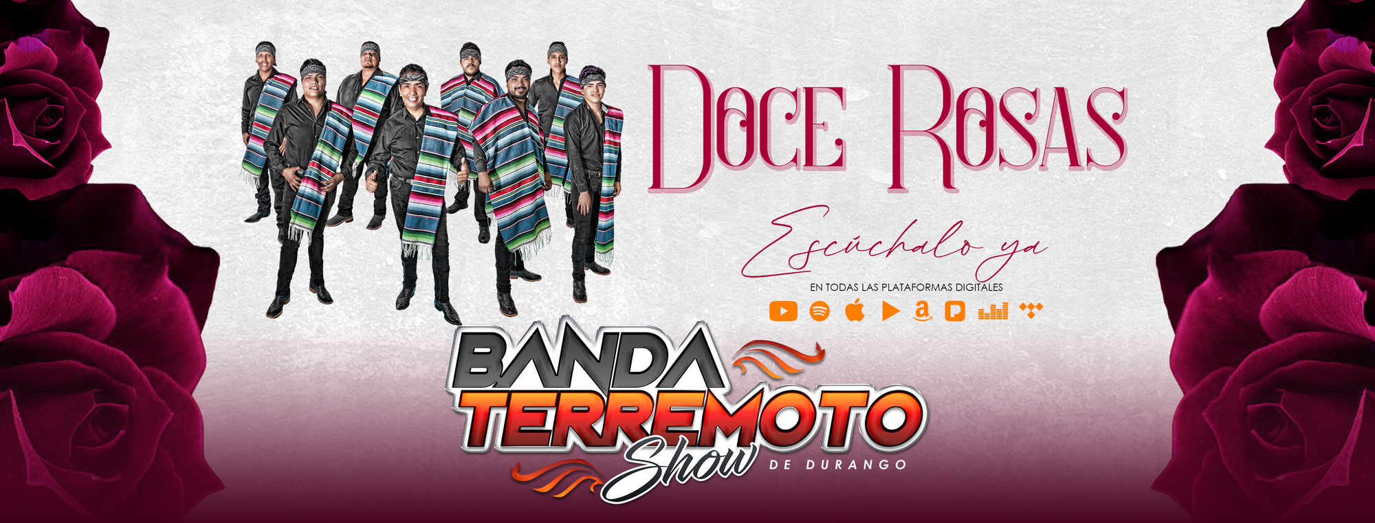 LANZAMIENTO OFICIAL - "Doce Rosas" de Banda Terremoto Show de Durango - Disponible en todas las Plataformas Digitales