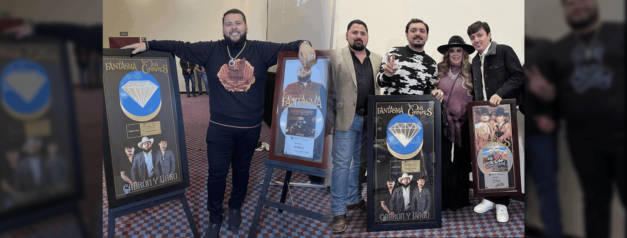“Cabrón y Vago” de  El Fantasma ft Los Dos Carnales recibe ORO y DOBLE DIAMANTE