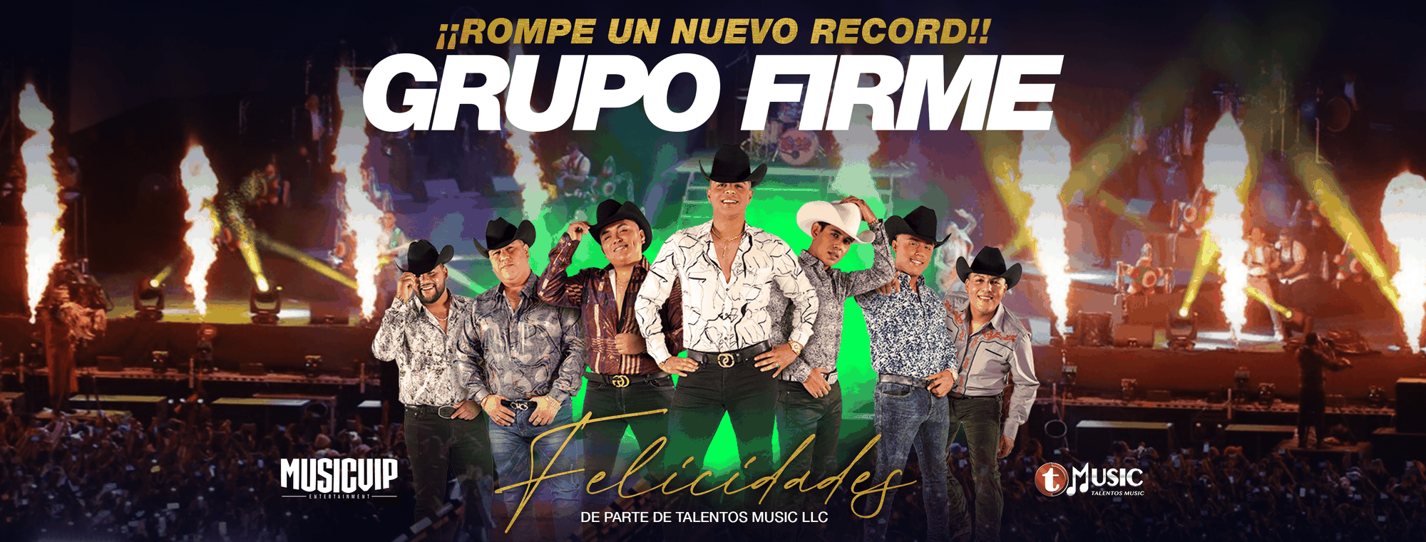 COMUNICADO OFICIAL - ¡¡Grupo Firme ROMPE un nuevo RECORD!!