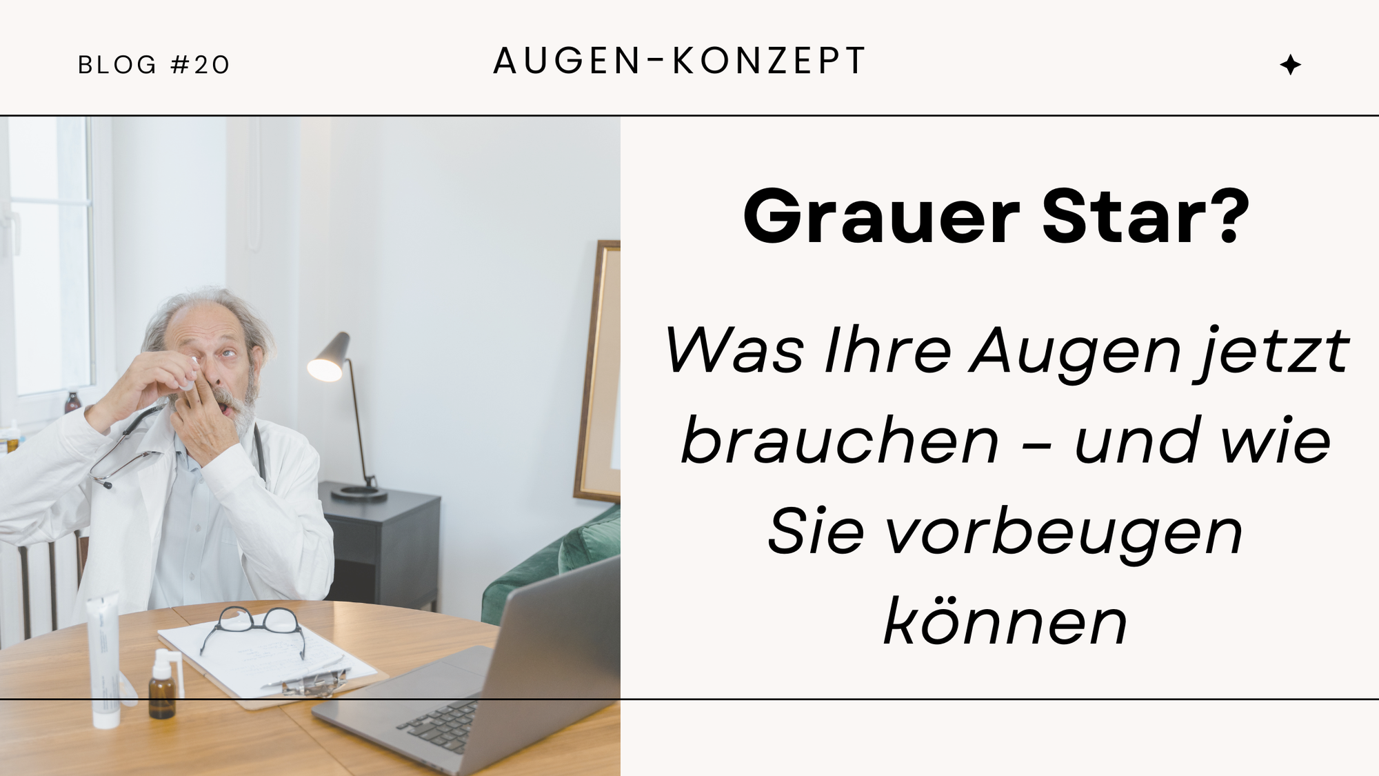 Grauer Star – was Ihre Augen Ihnen sagen wollen