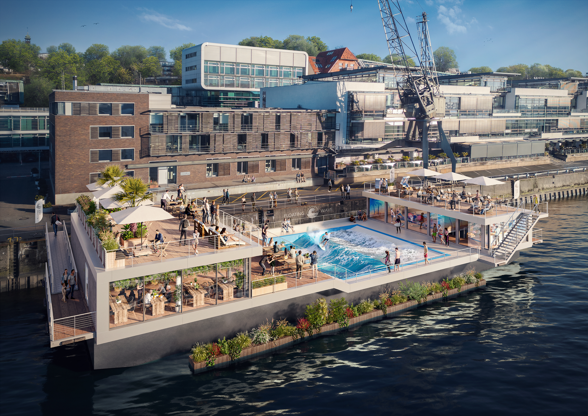 Floating Wave Secures next Financing Round and  Awards Construction Contract to MEYER Floating Solutions