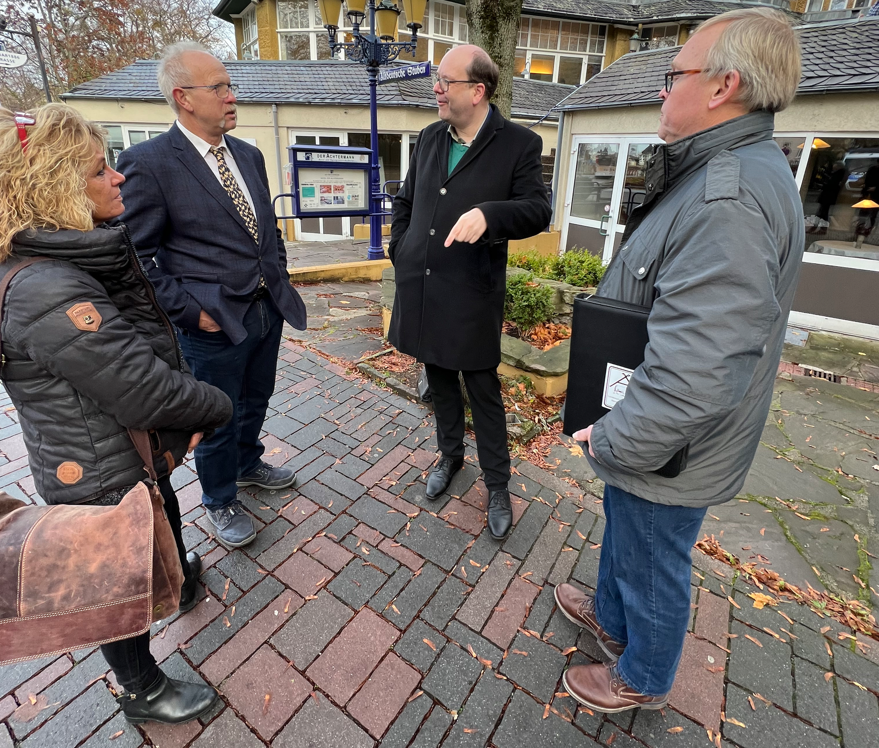 Unterredung der VDL mit dem Vorsitzenden der Umweltministerkonferenz Minister Meyer am 24. November 2022