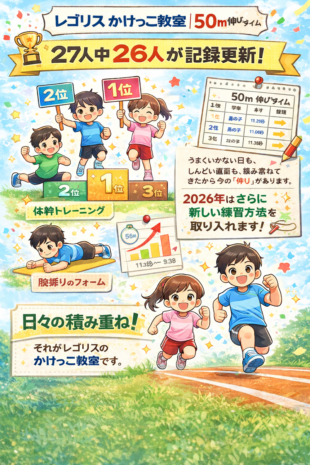 かけっこ教室　｜西宮・苦楽園校