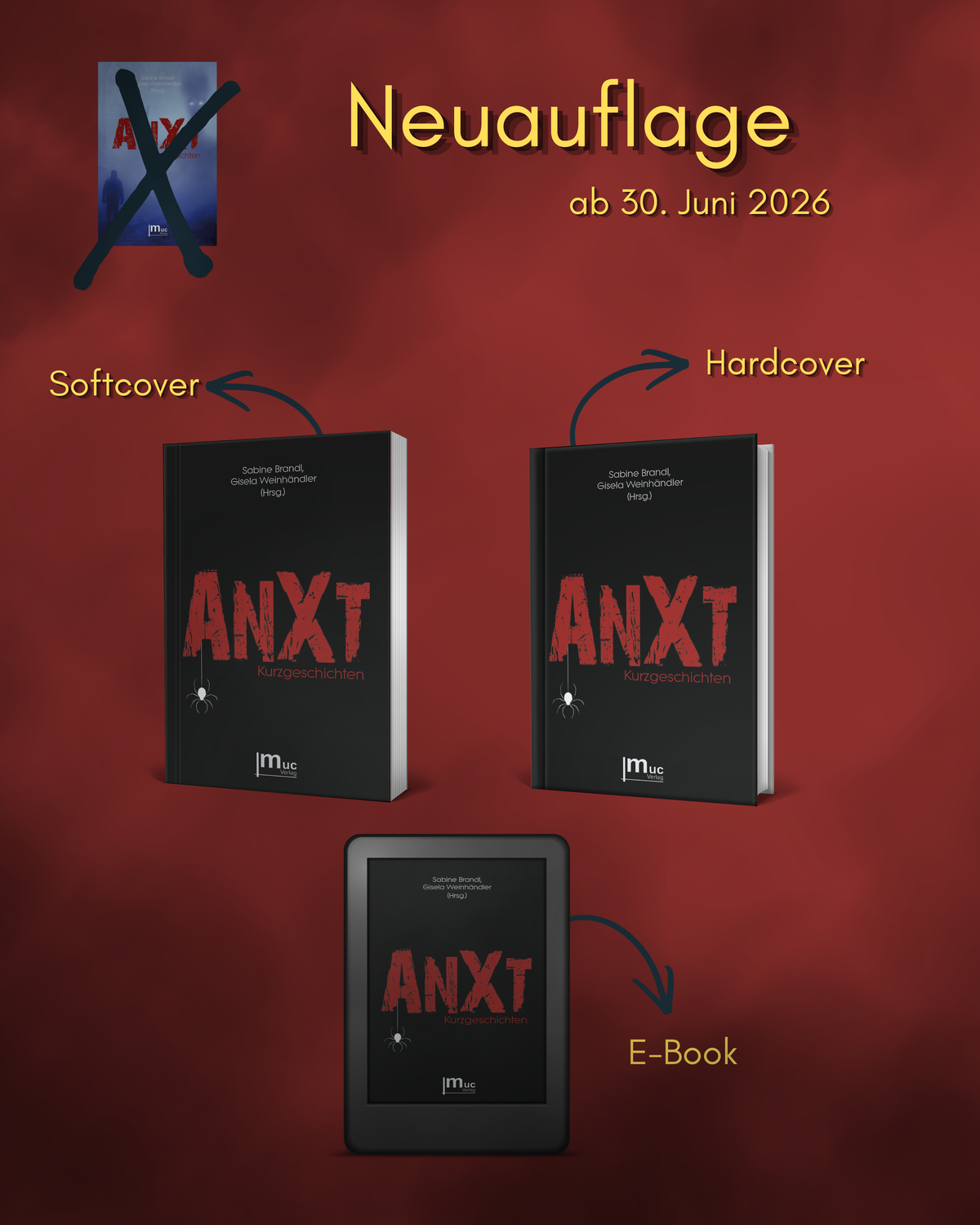 Neuauflage: Anthologie AnXt - ab 30.06.2026 auch als Hardcover