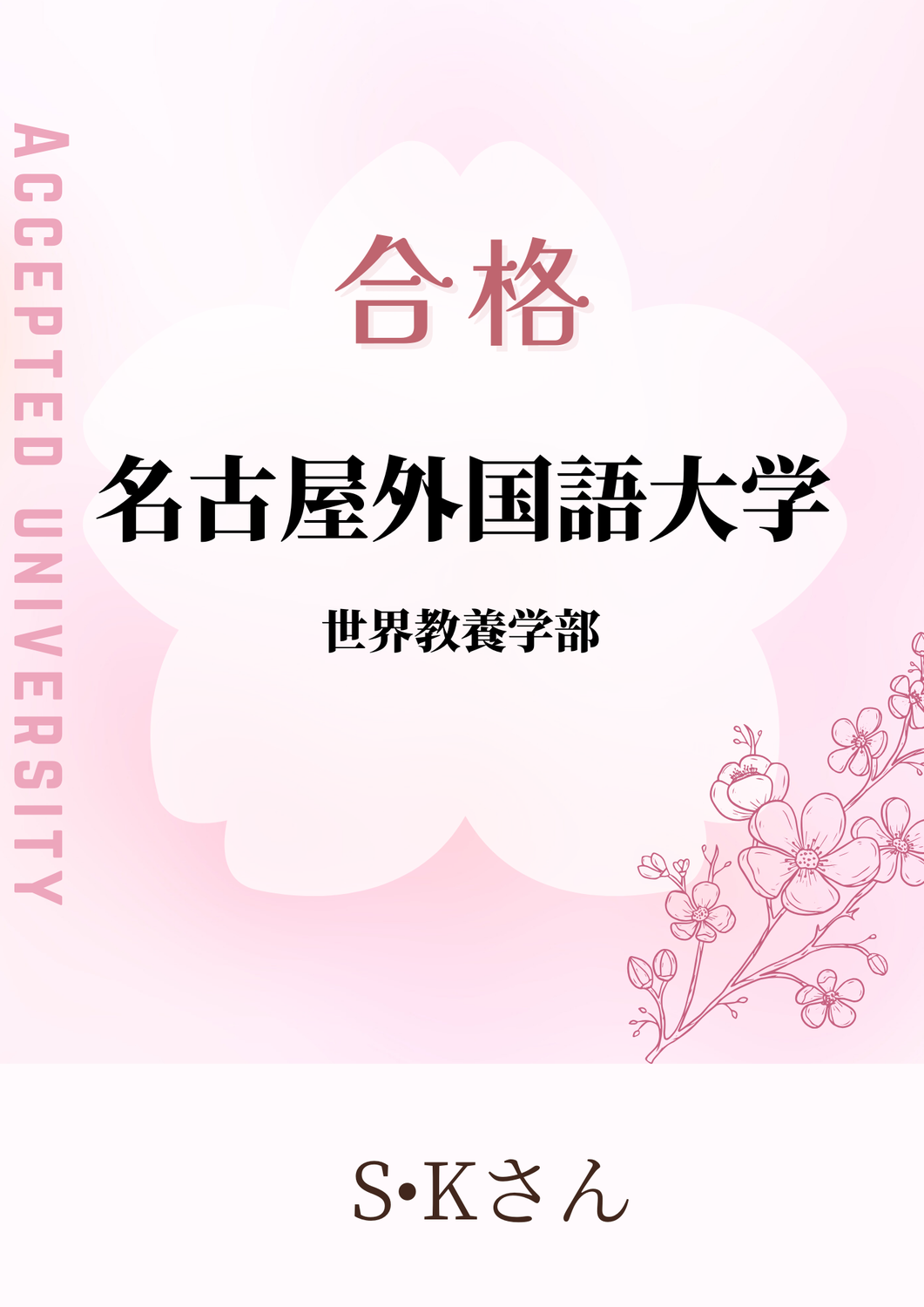 2023年度　合格実績
