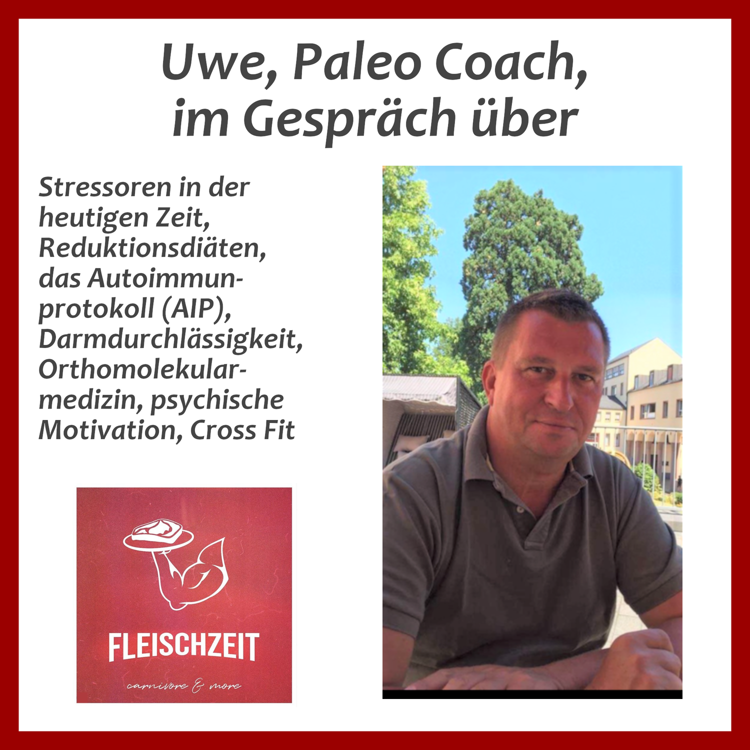 Uwe, Paleo Coach