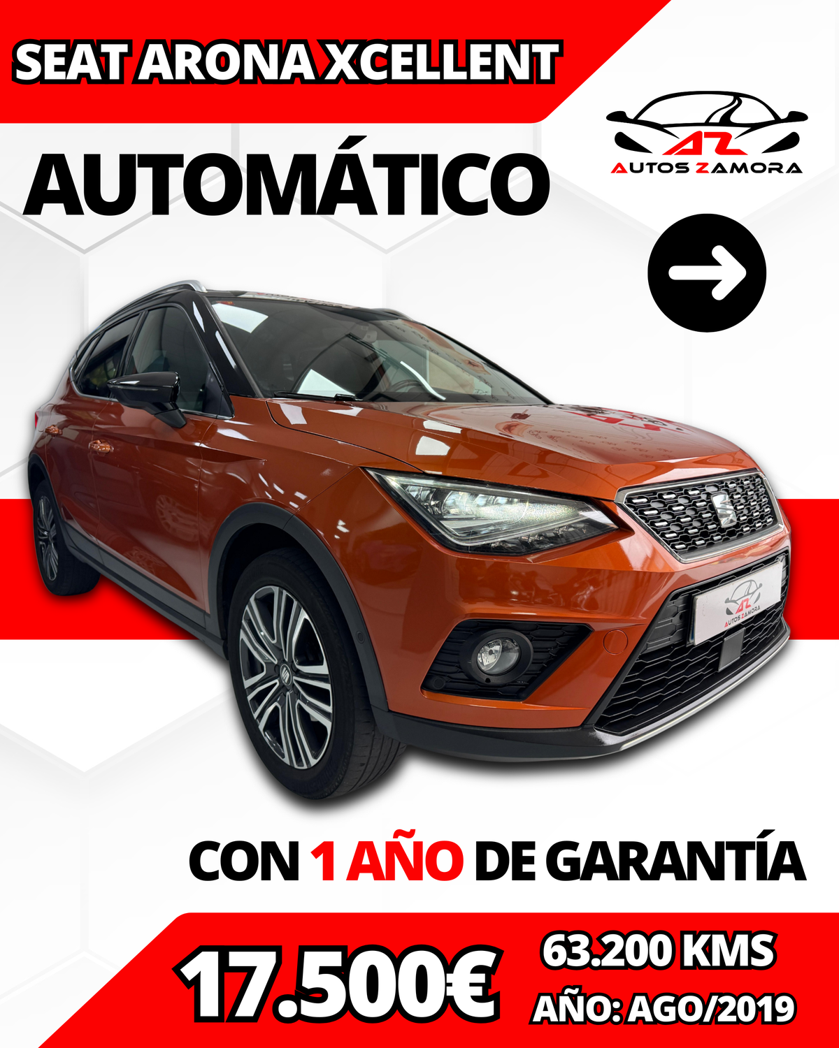 SEAT ARONA XCELLENT AUTOMÁTICO