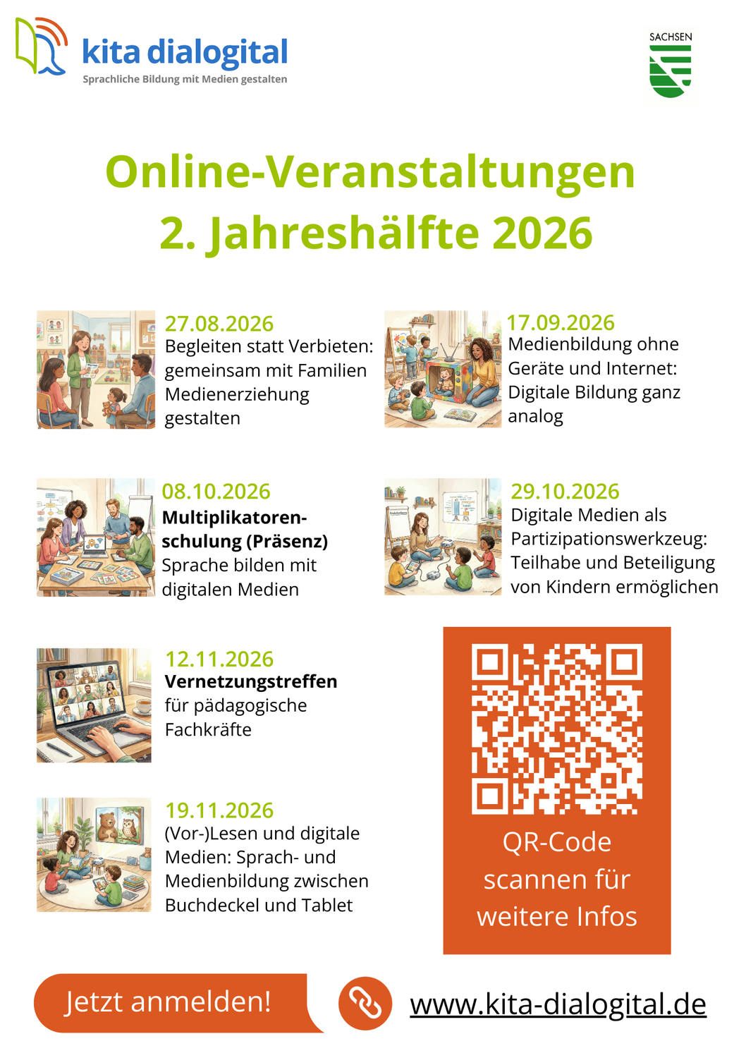 Online-Veranstaltungen 2. Jahreshälfte – Übersicht